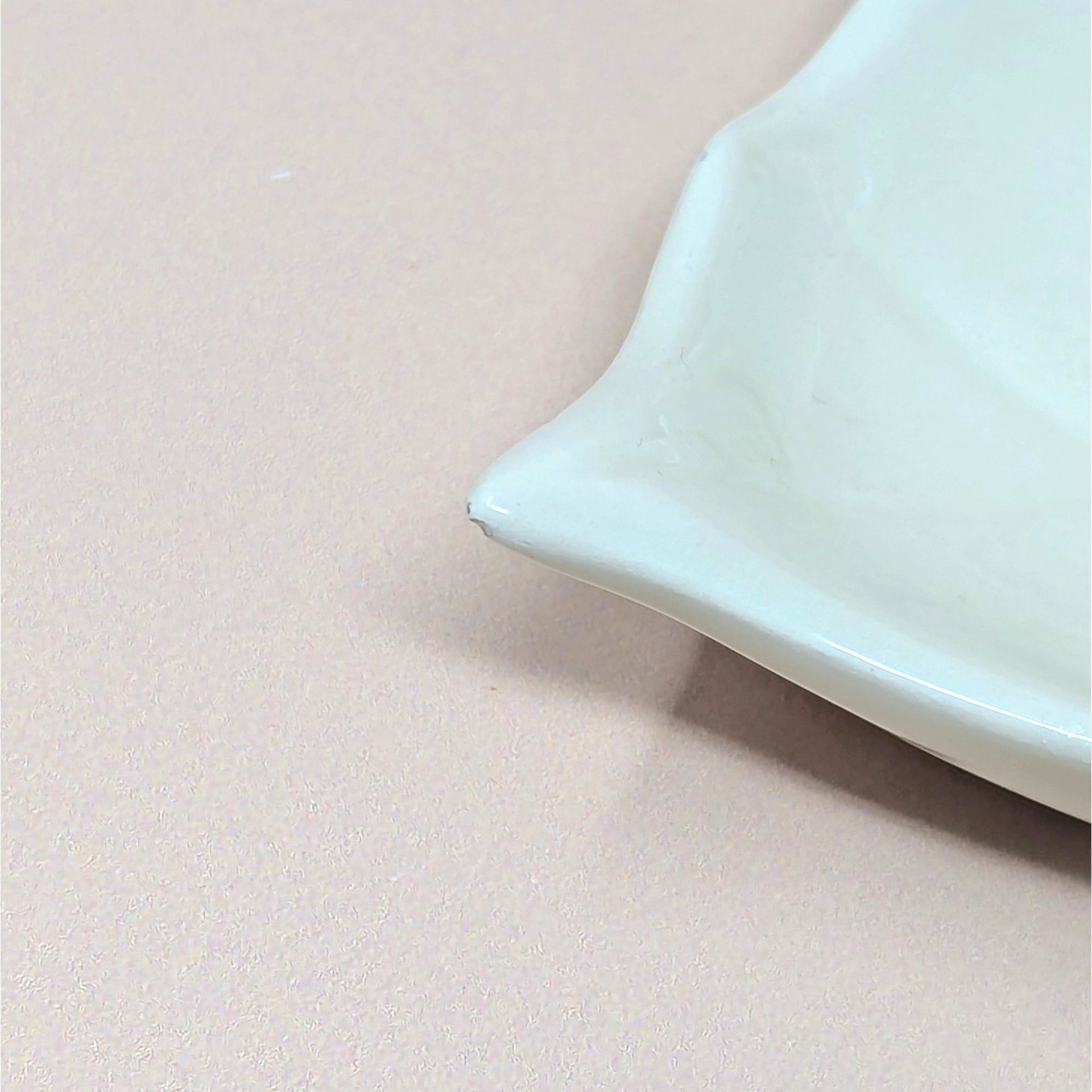 1960s Holland Mold Ceramic Four Part Leaf Dish