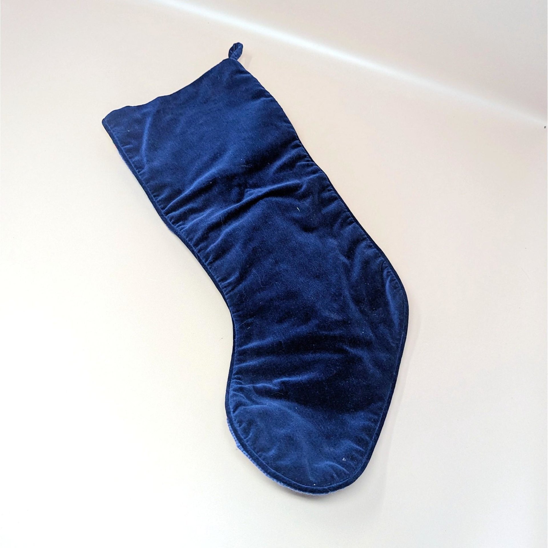 1990s Handmade Peace on Earth Stocking