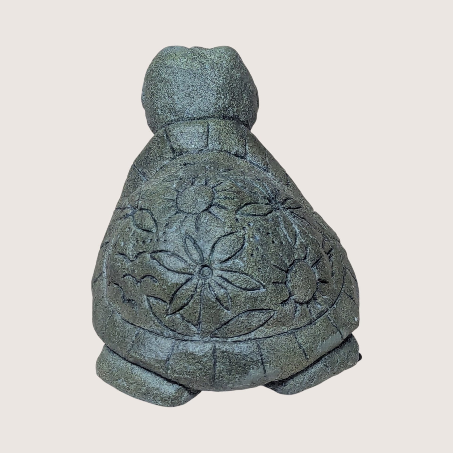 1990s Hallmark Lou Rankin Numbered Concrete Turtle Figurine 