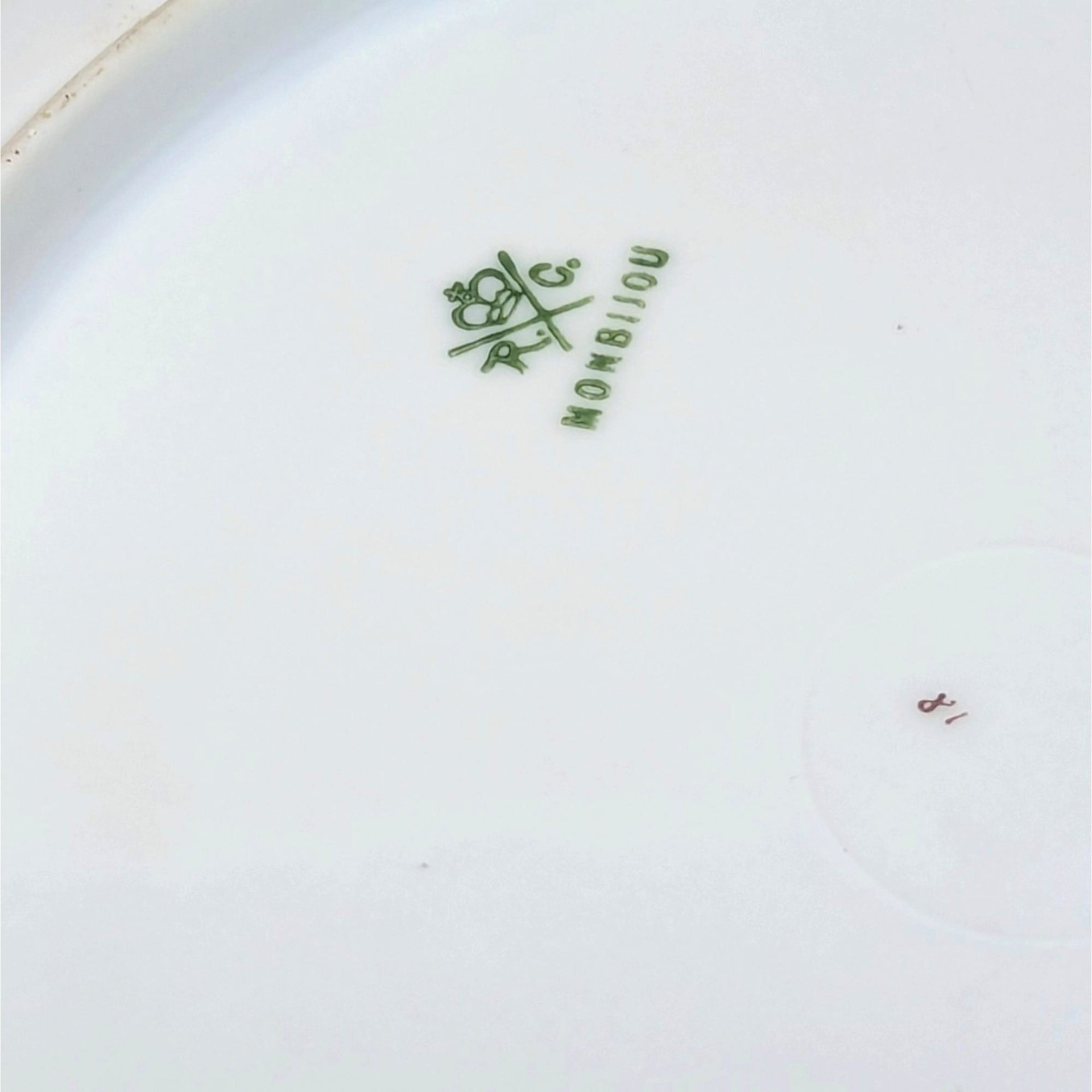 1890s RC Rosenthal German Porcelain Handled Plate