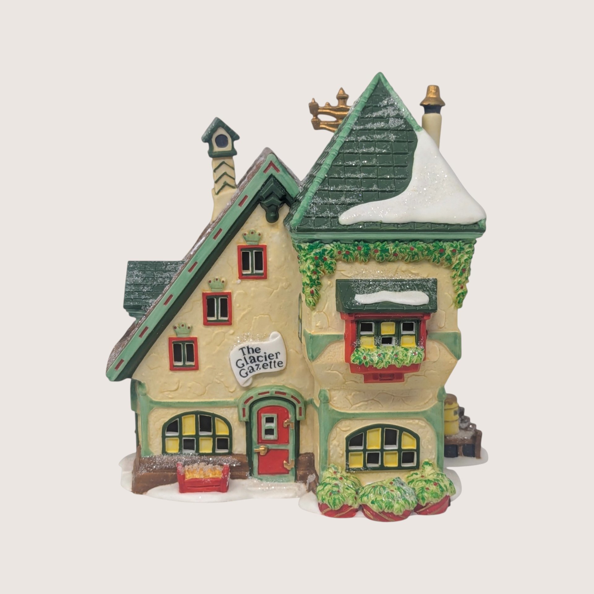 1997 Dept 56 The Glacier Gazette North Pole Series