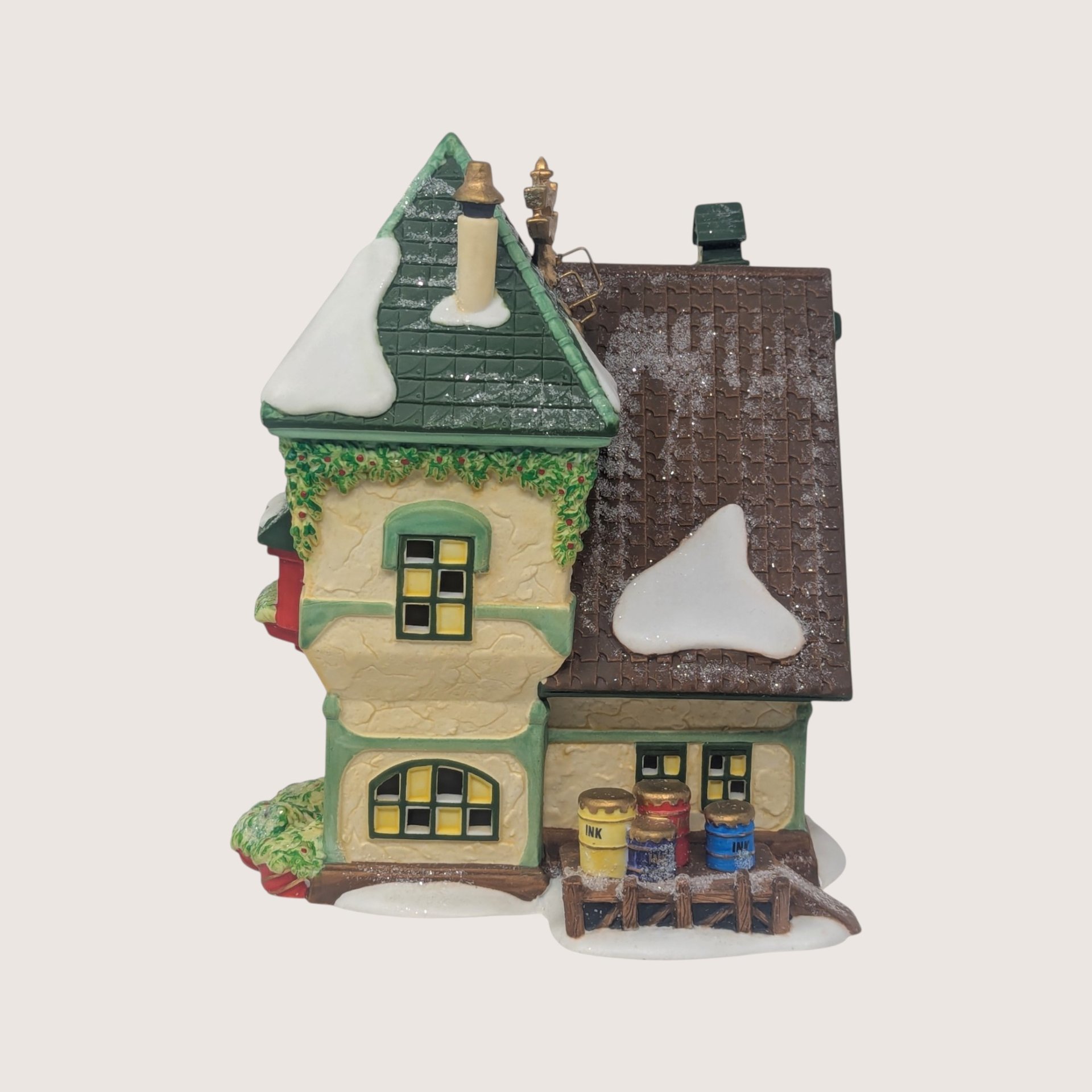 1997 Dept 56 The Glacier Gazette North Pole Series