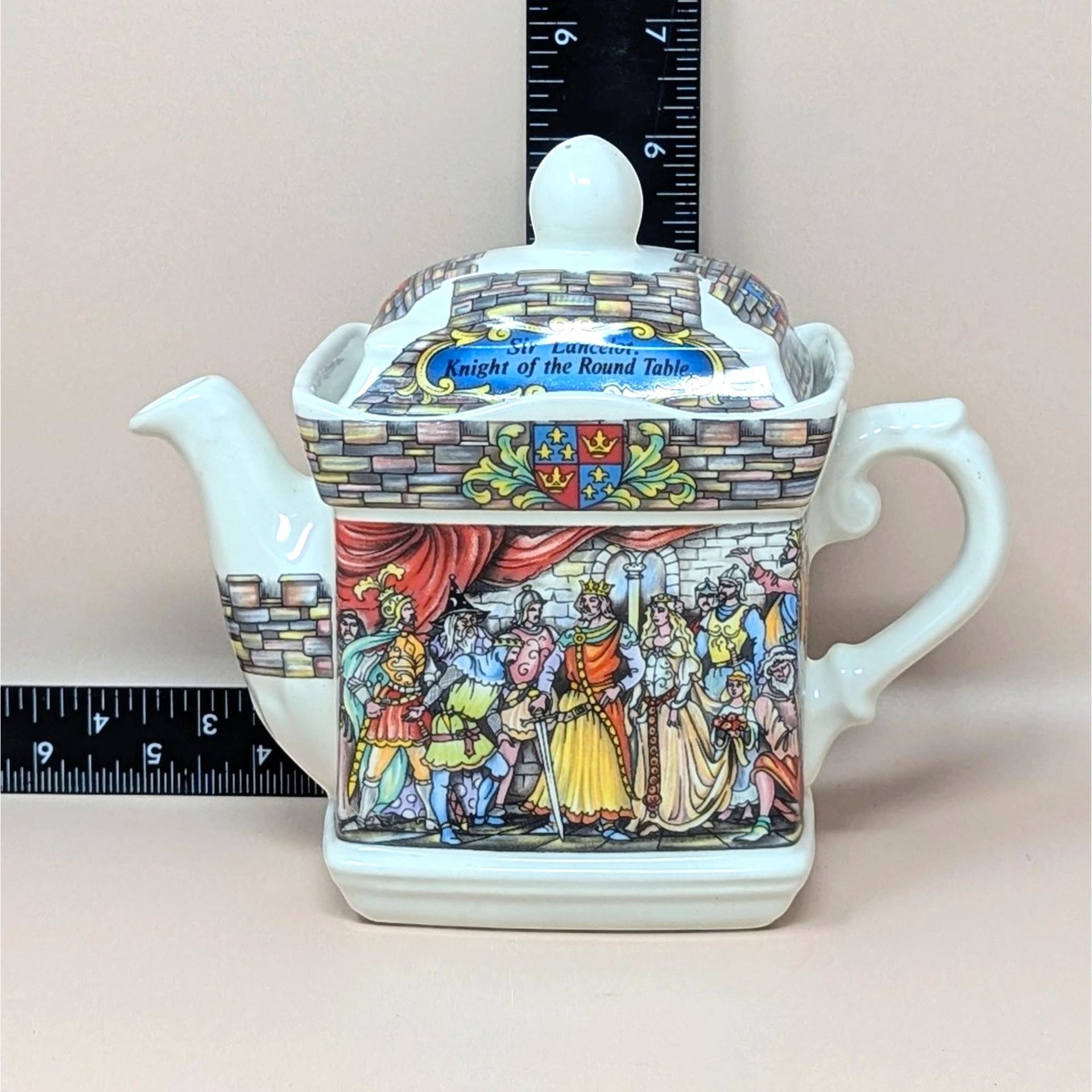 1980s Sadler Camelot Sir Lancelot Porcelain Teapot
