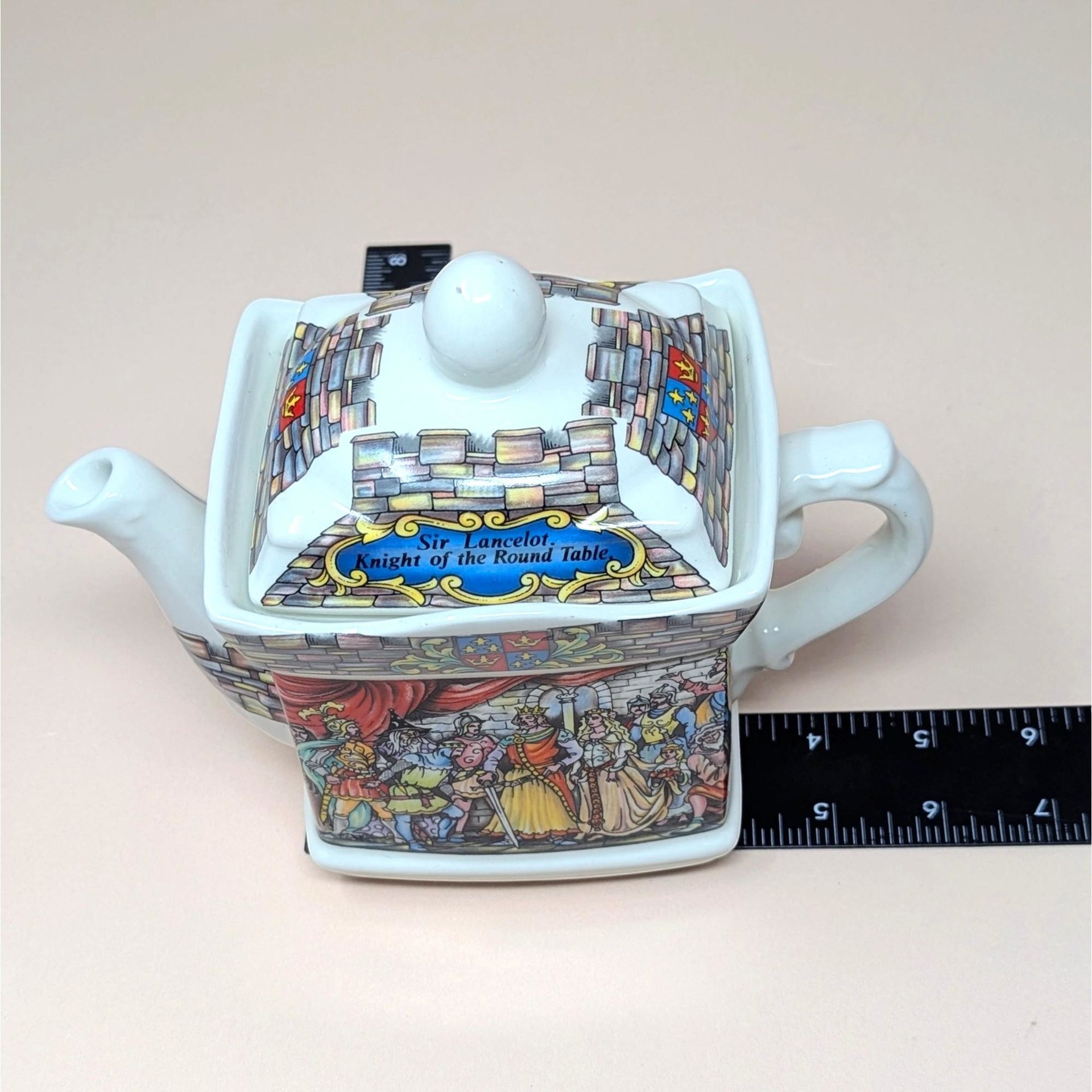 1980s Sadler Camelot Sir Lancelot Porcelain Teapot