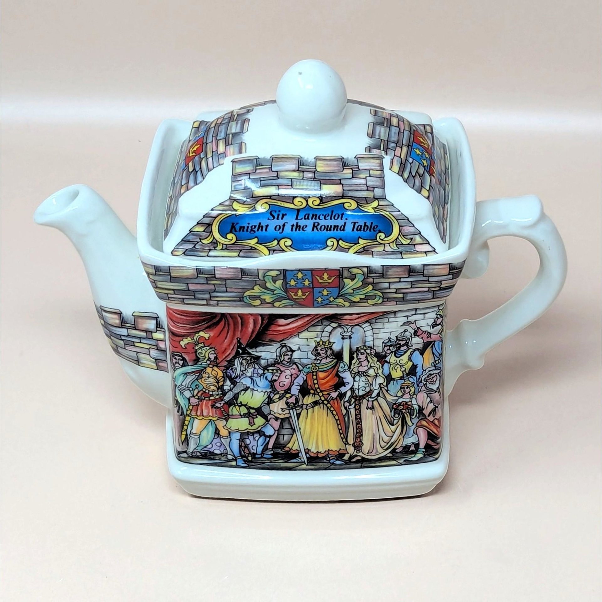 1980s Sadler Camelot Sir Lancelot Porcelain Teapot