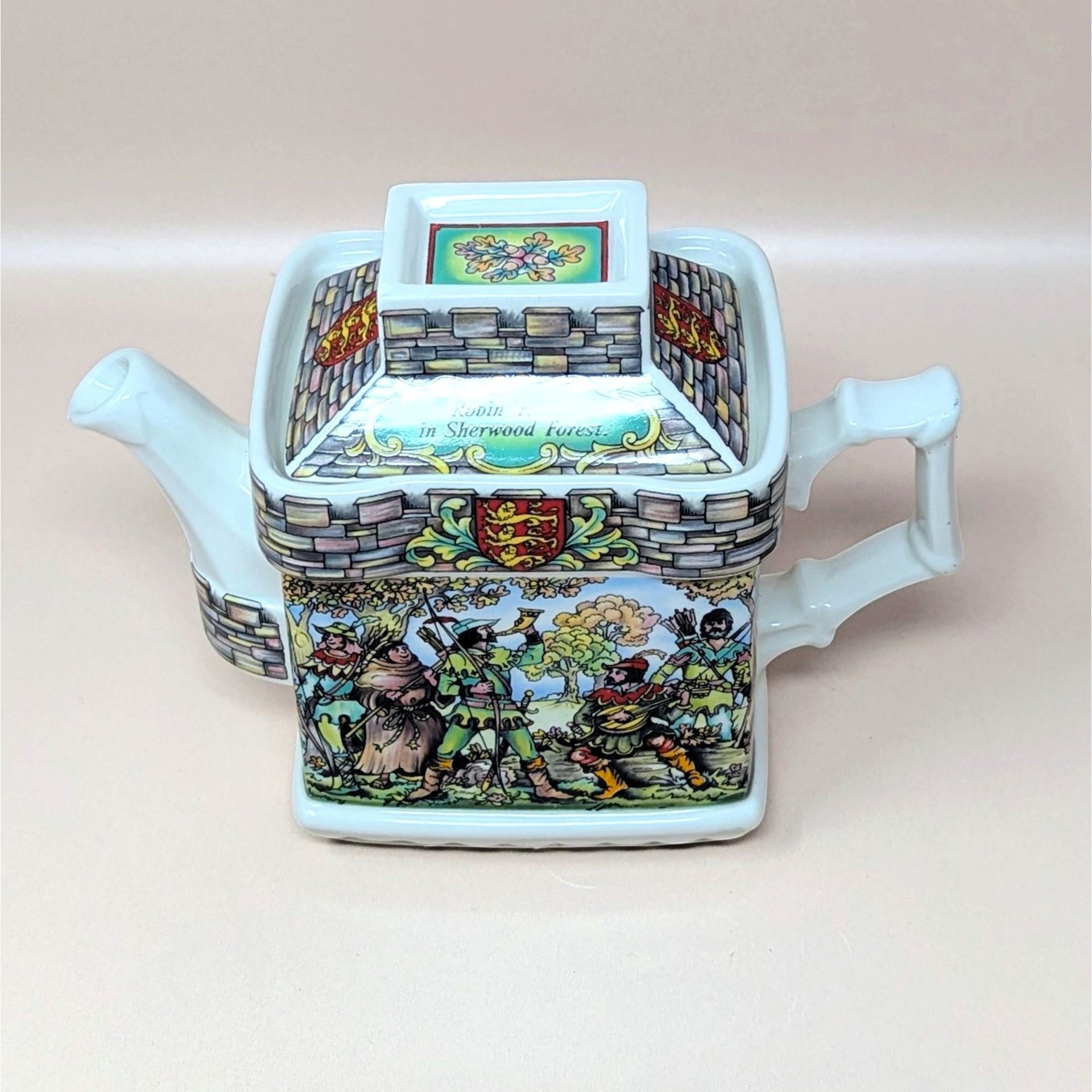 1980s Sadler Robin Hood Sherwood Forest Porcelain Teapot