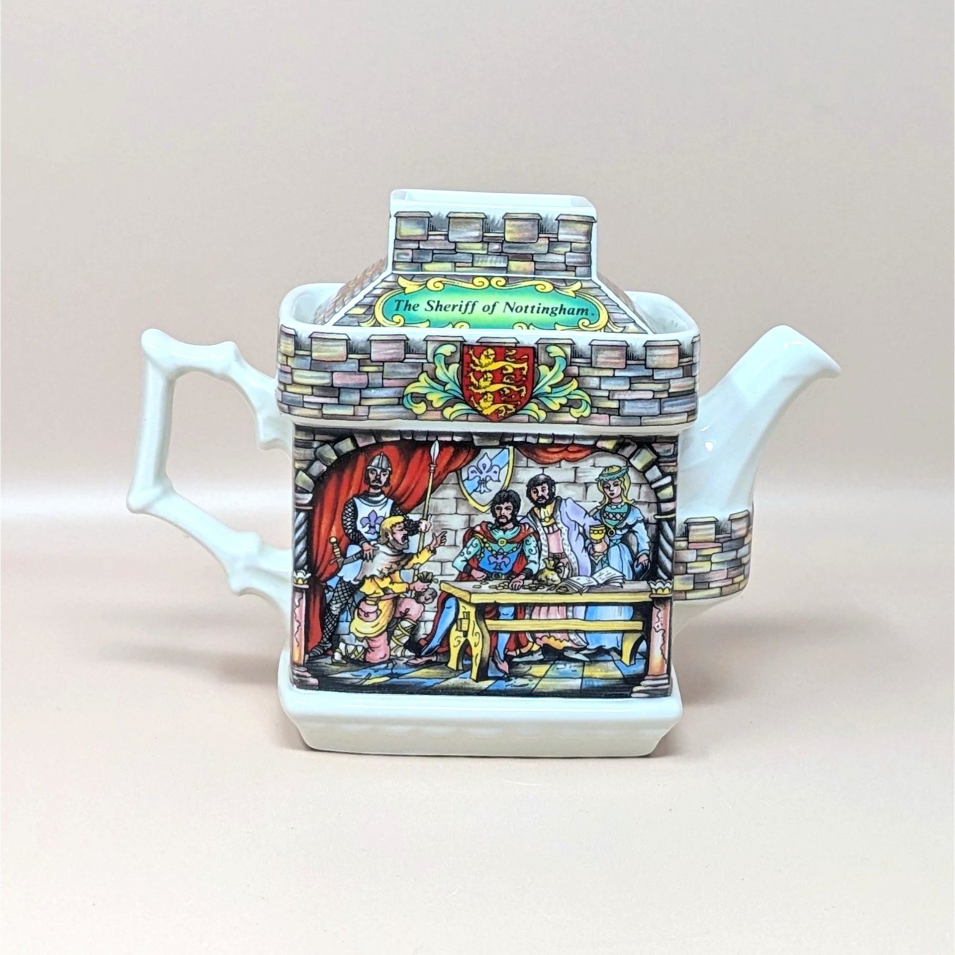 1980s Sadler Robin Hood Sherwood Forest Porcelain Teapot