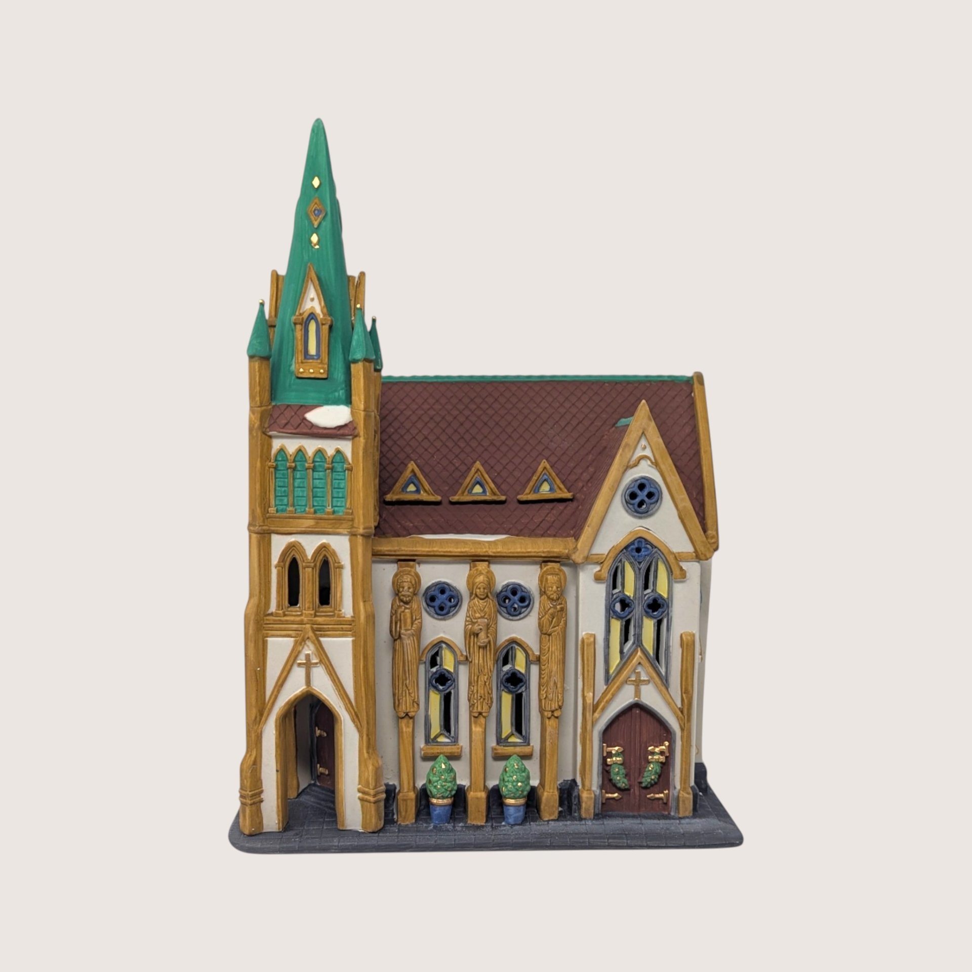 1990 Dept 56 All Saints Corner Church Christmas in the City Series