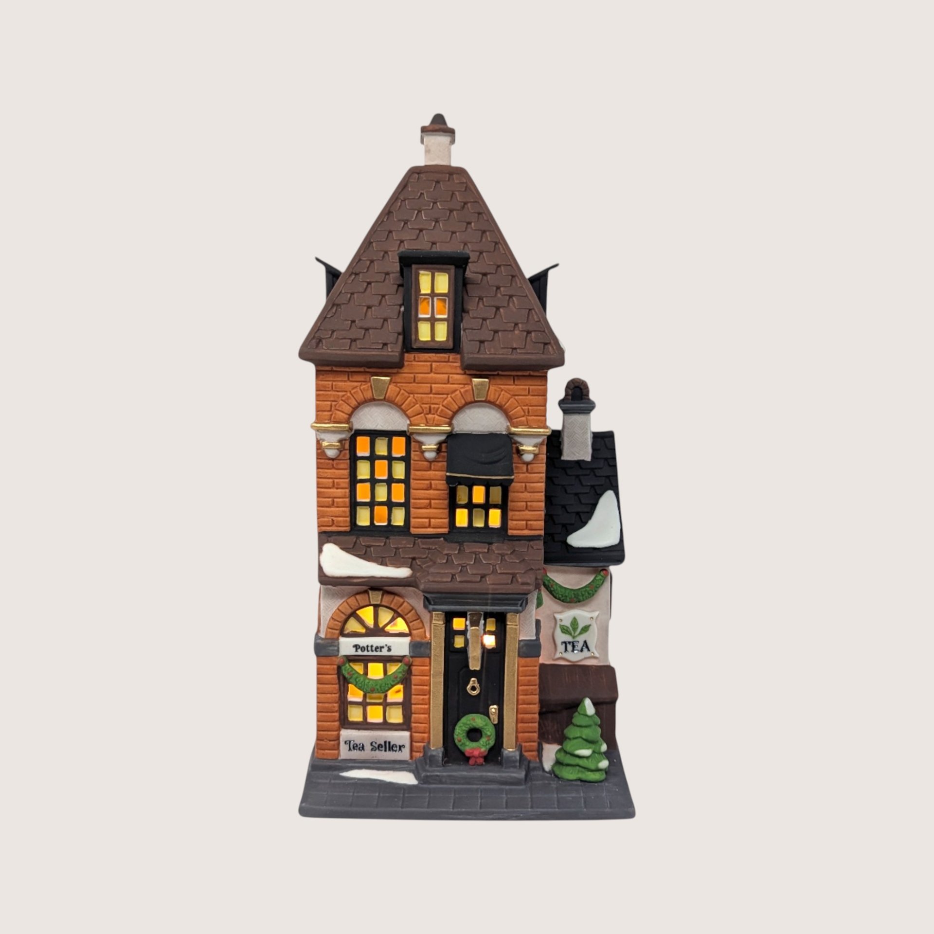 1990 Dept 56 Potters Tea Seller Christmas in the City Series