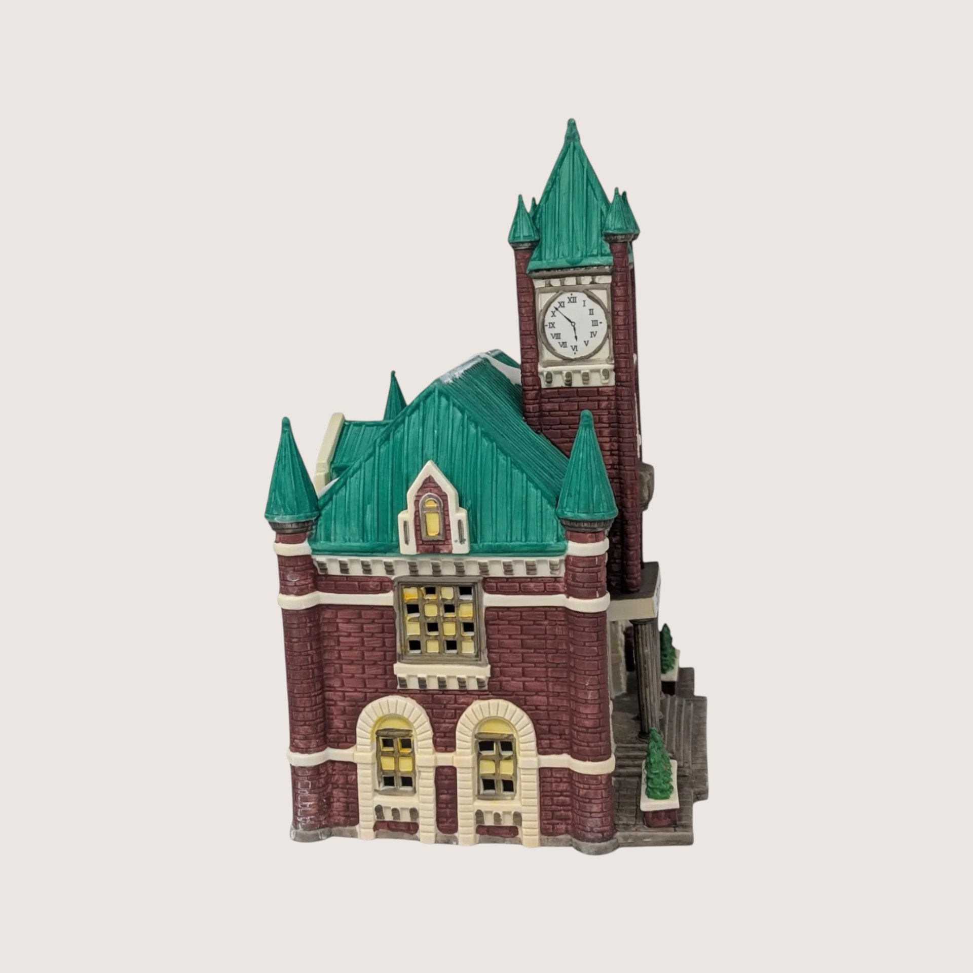 1988 Dept 56 Christmas in the City City Hall Village Building