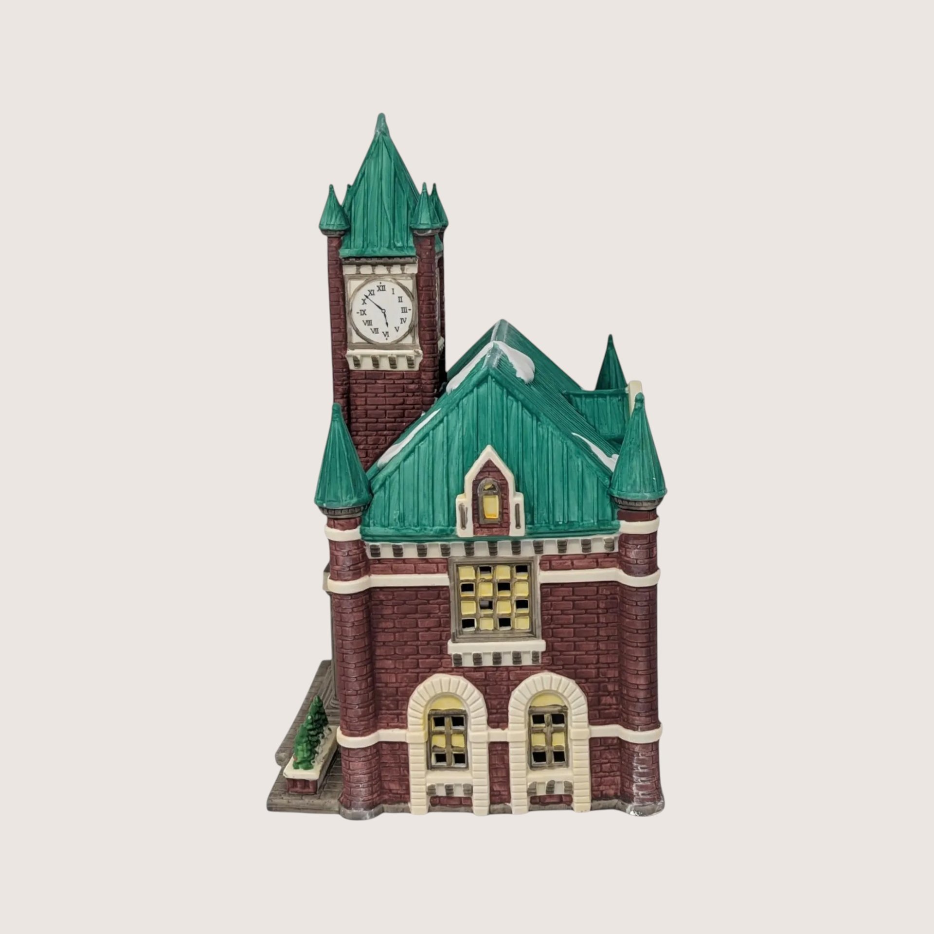 1988 Dept 56 Christmas in the City City Hall Village Building