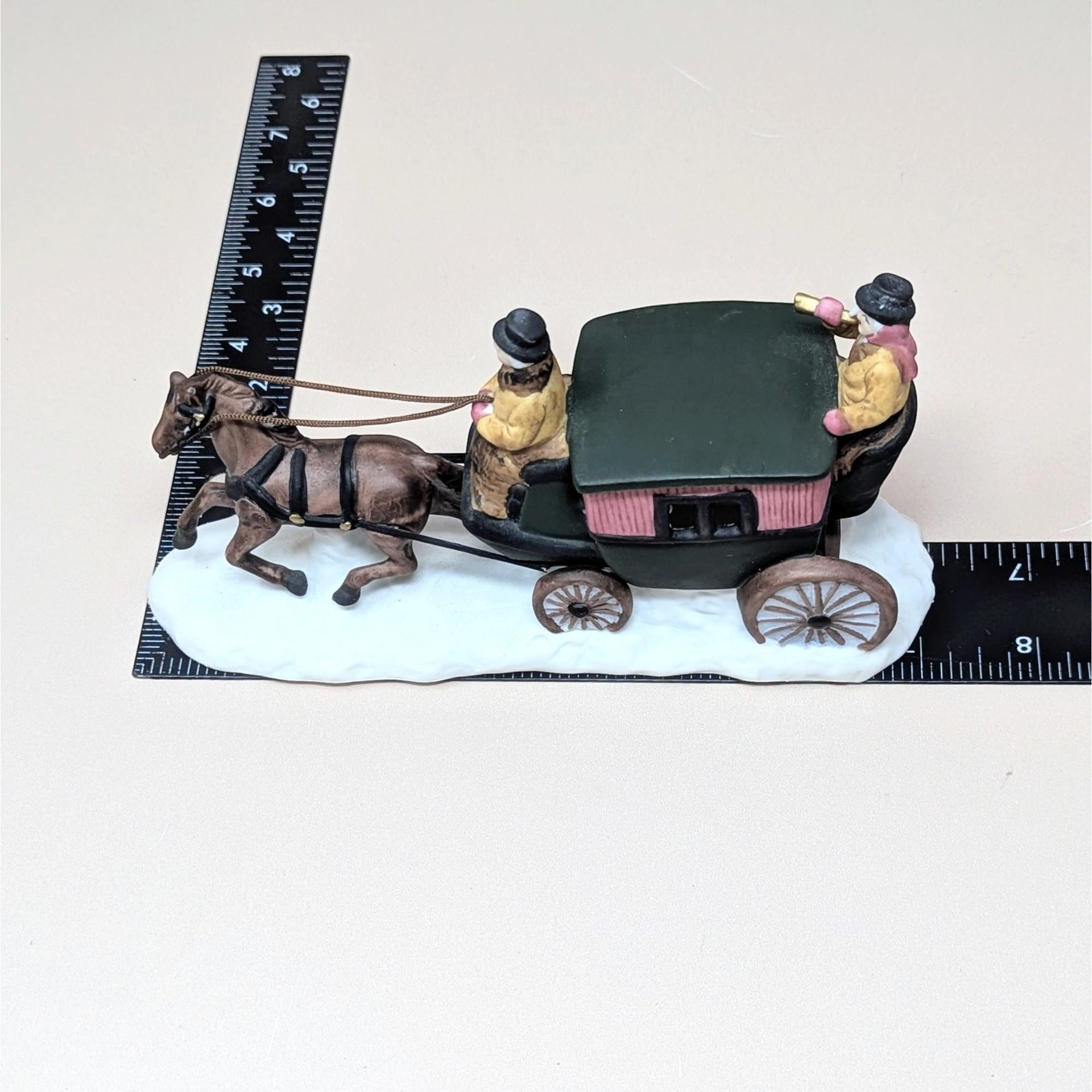 1990 Dept 56 Heritage Village Dover Coach Porcelain Figurine