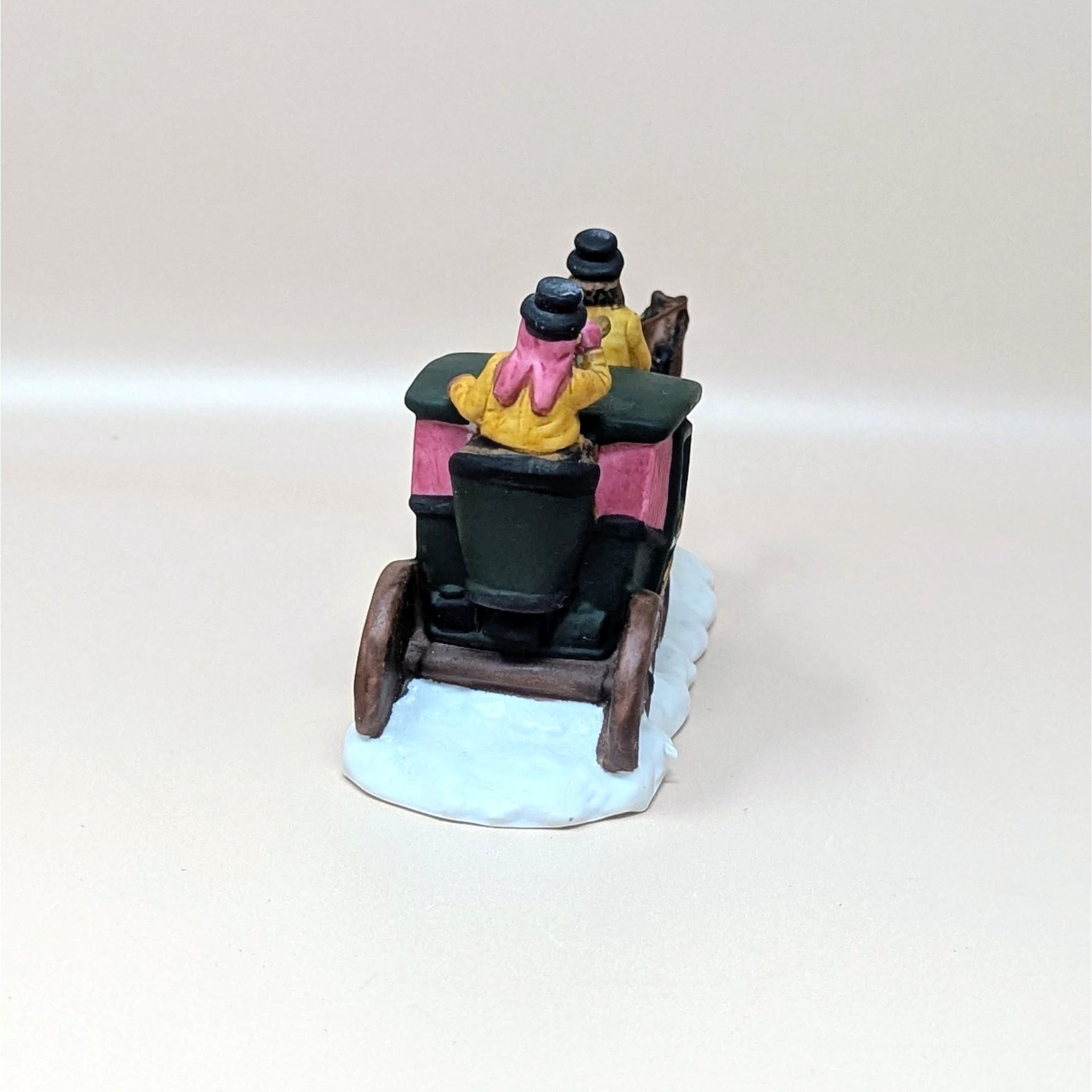 1990 Dept 56 Heritage Village Dover Coach Porcelain Figurine