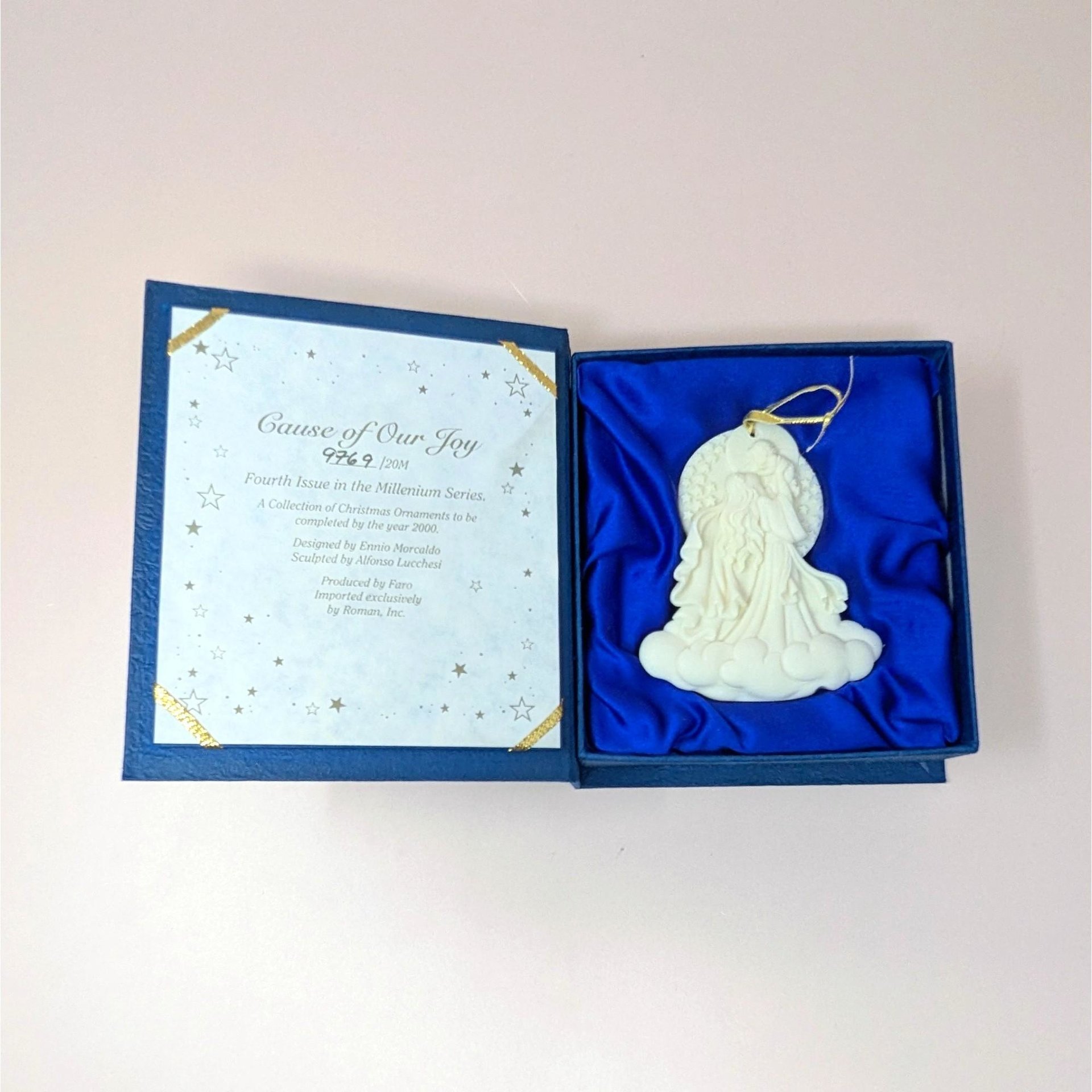 2000 Roman Inc Cause of Our Joy Millennium Series Ornament