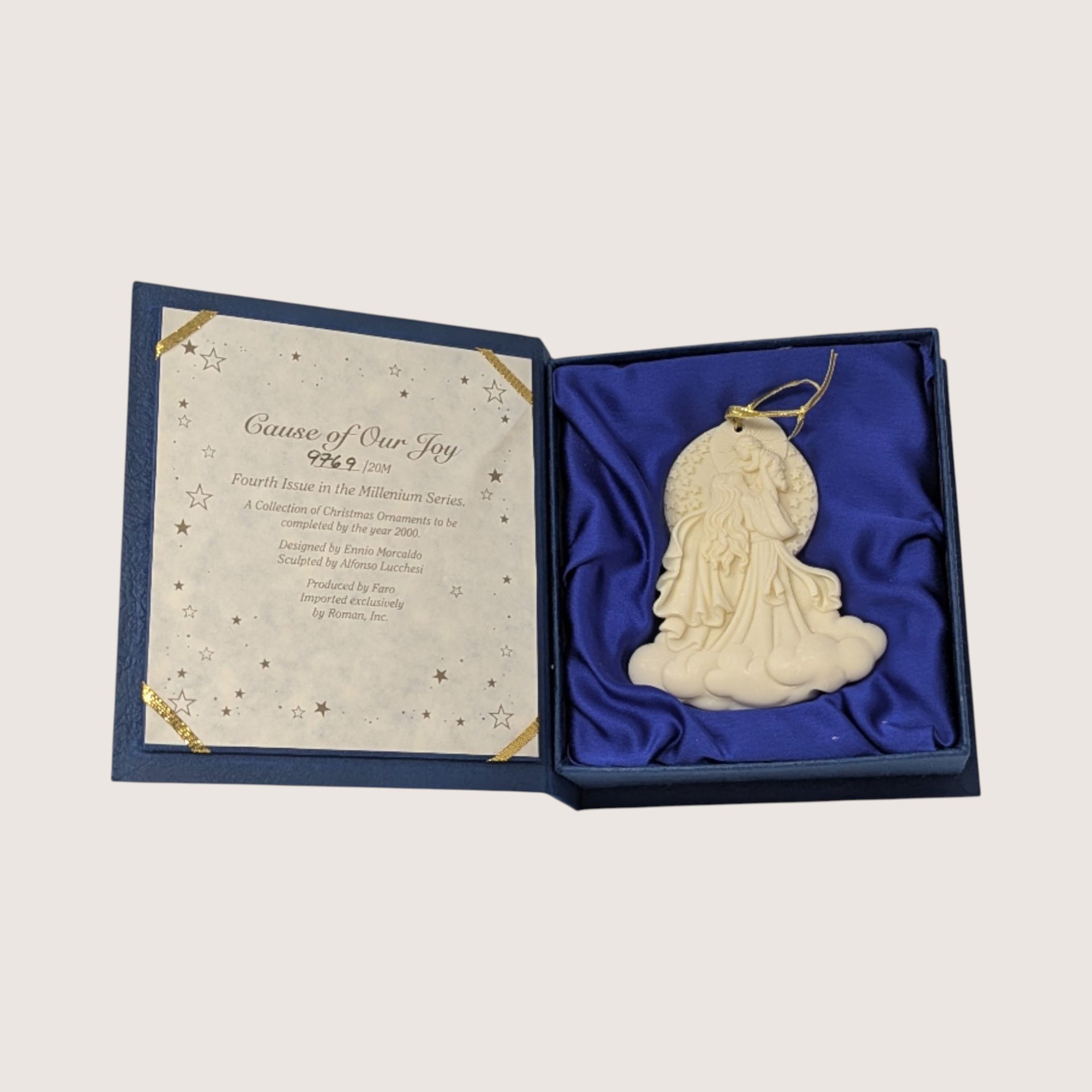 2000 Roman Cause of Our Joy Millennium Series Hanging Ornament