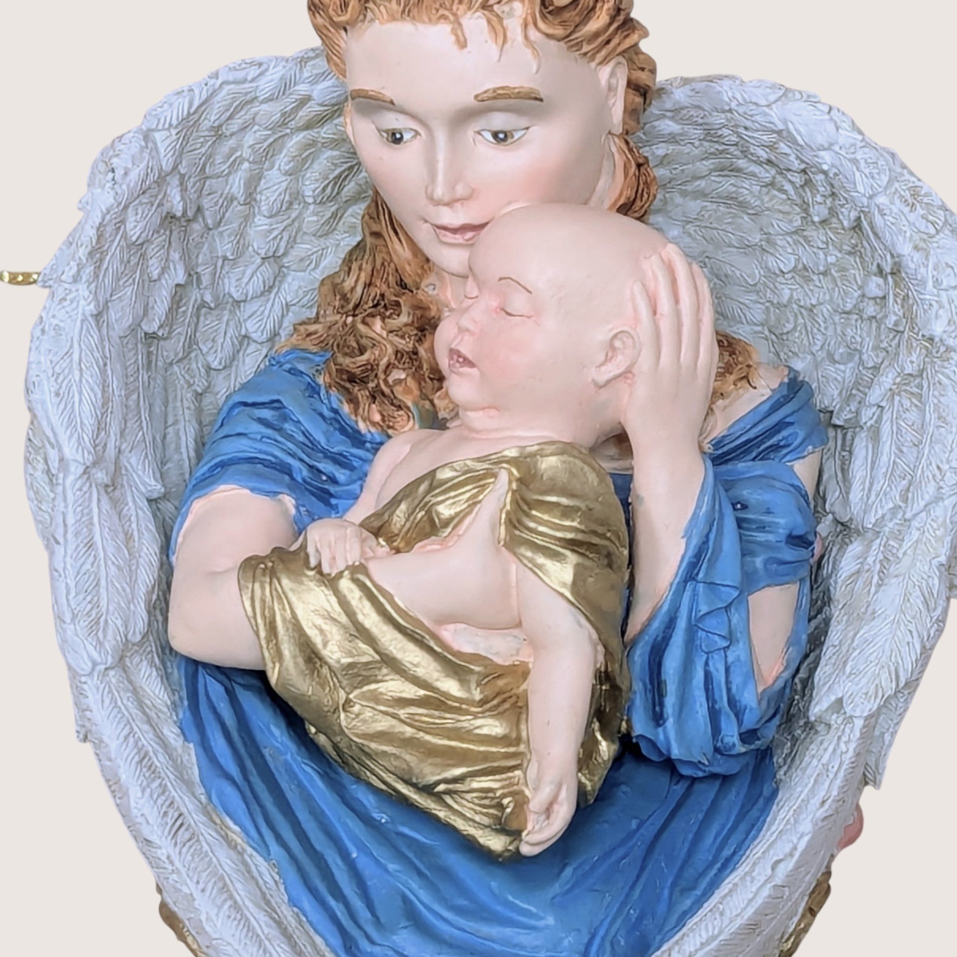 1990s Mark Klaus Angels Among Us Resin Ornament