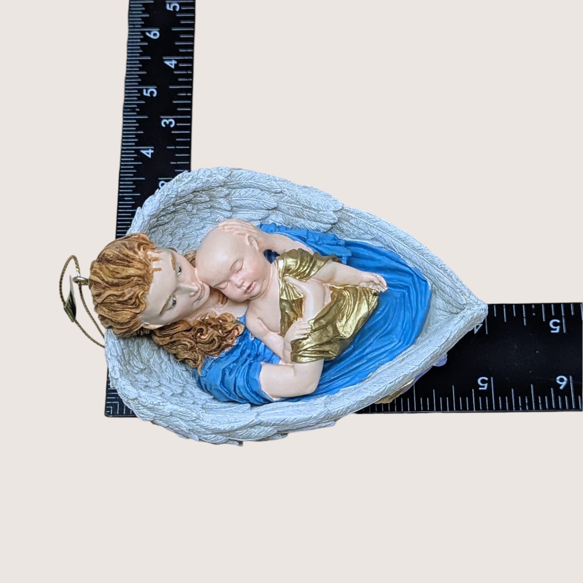 1990s Mark Klaus Angels Among Us Resin Ornament