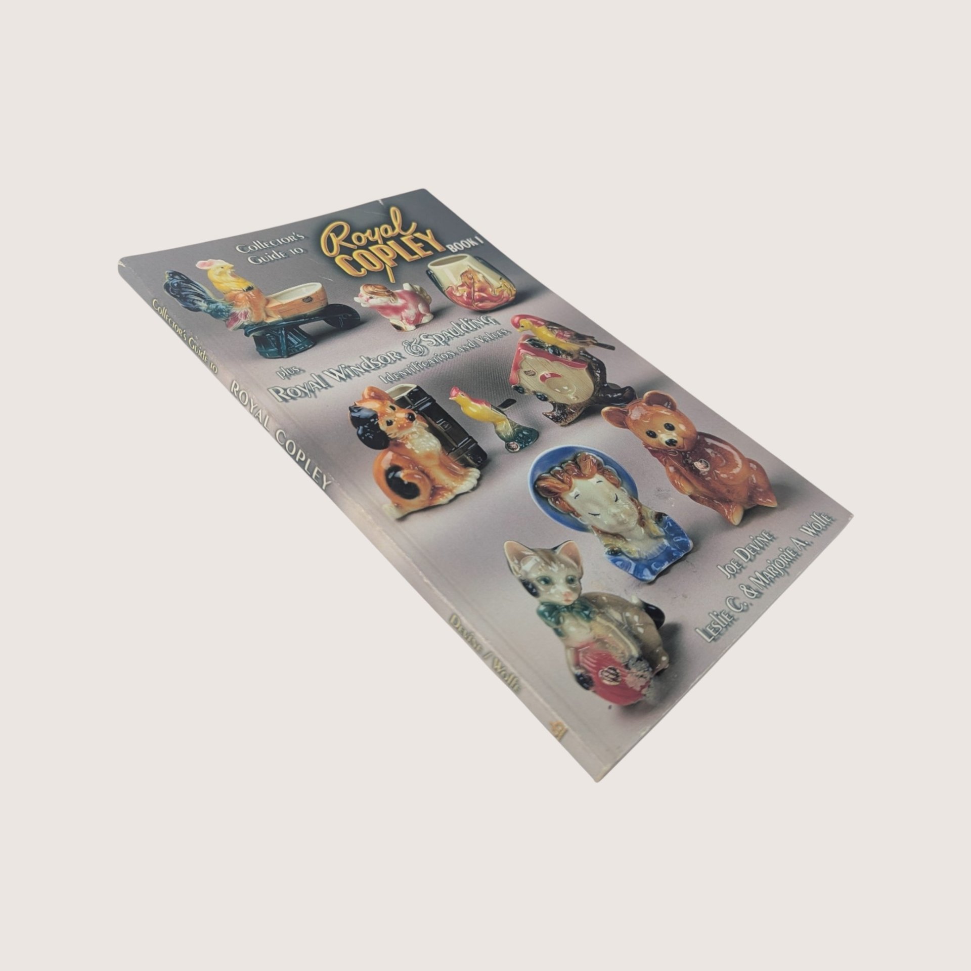 1999 Collector's Guide to Royal Copley Books 1 and 2 Joe Devine Softcover Set