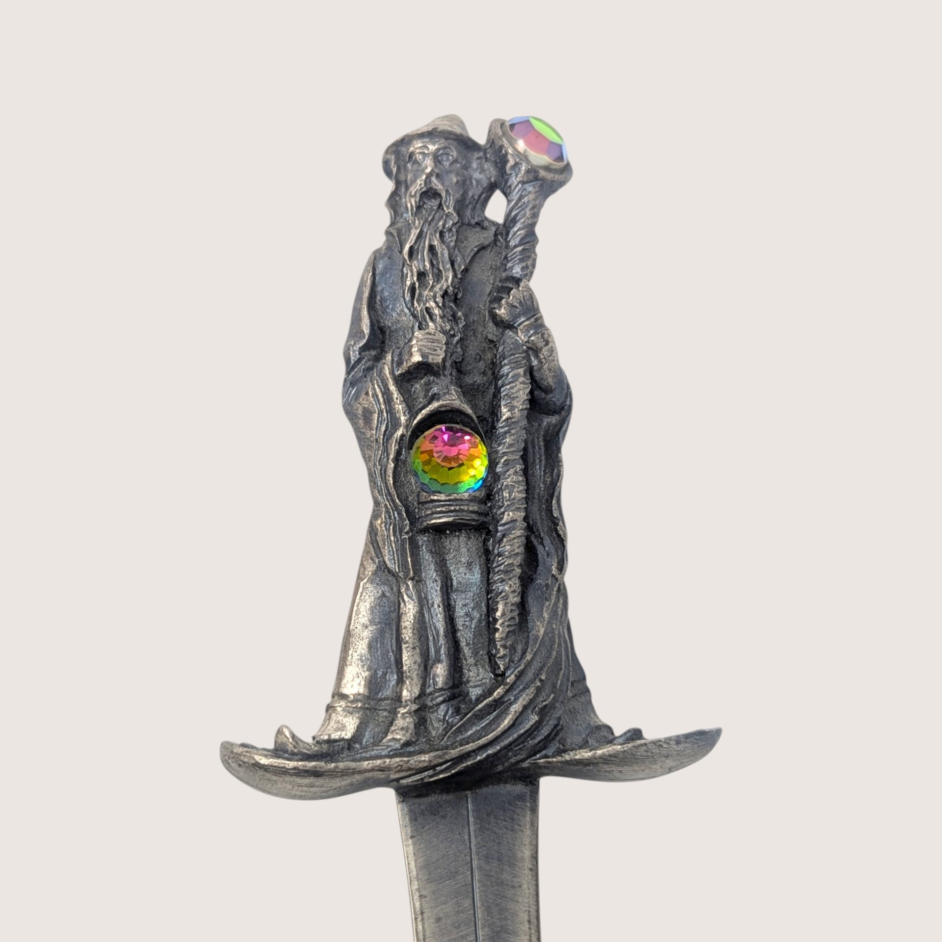1992 Tudor Mint Myth and Magic The Wizards Castle Pewter Letter Opener