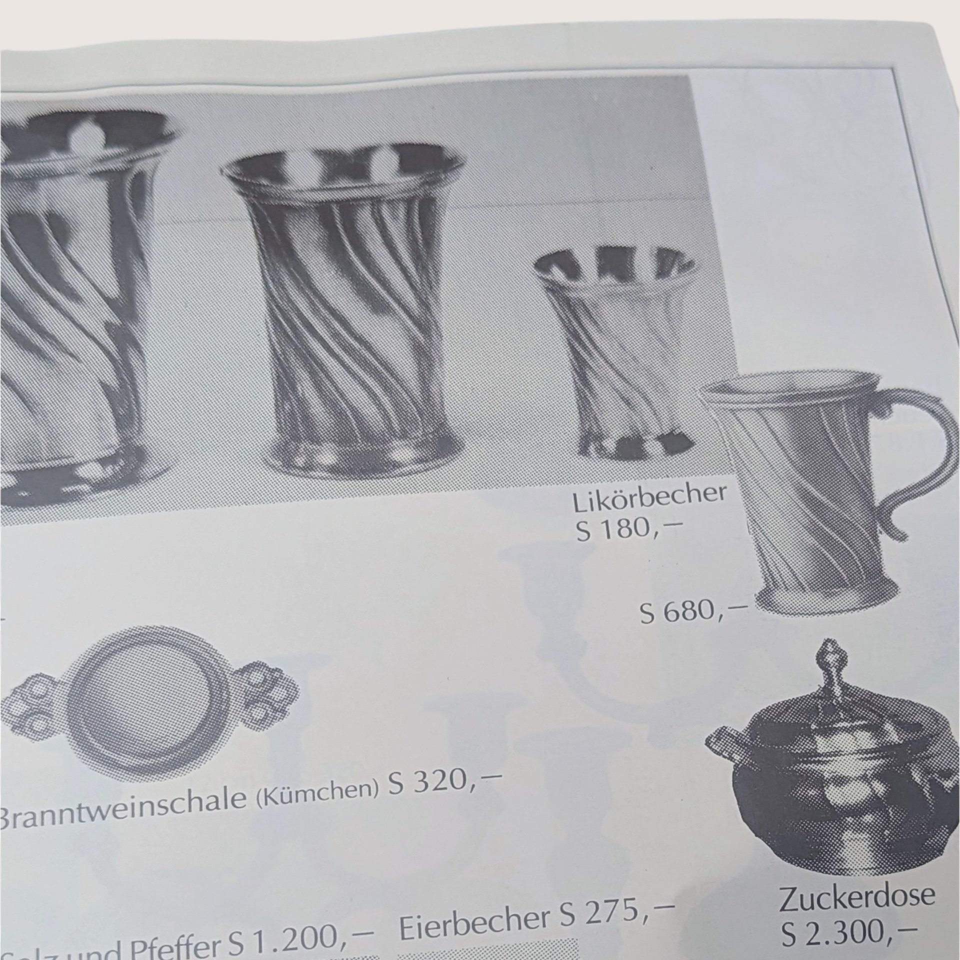 1970s Salzburger Zinnstube Austrian Pewter Pitcher and Cups Serving Set