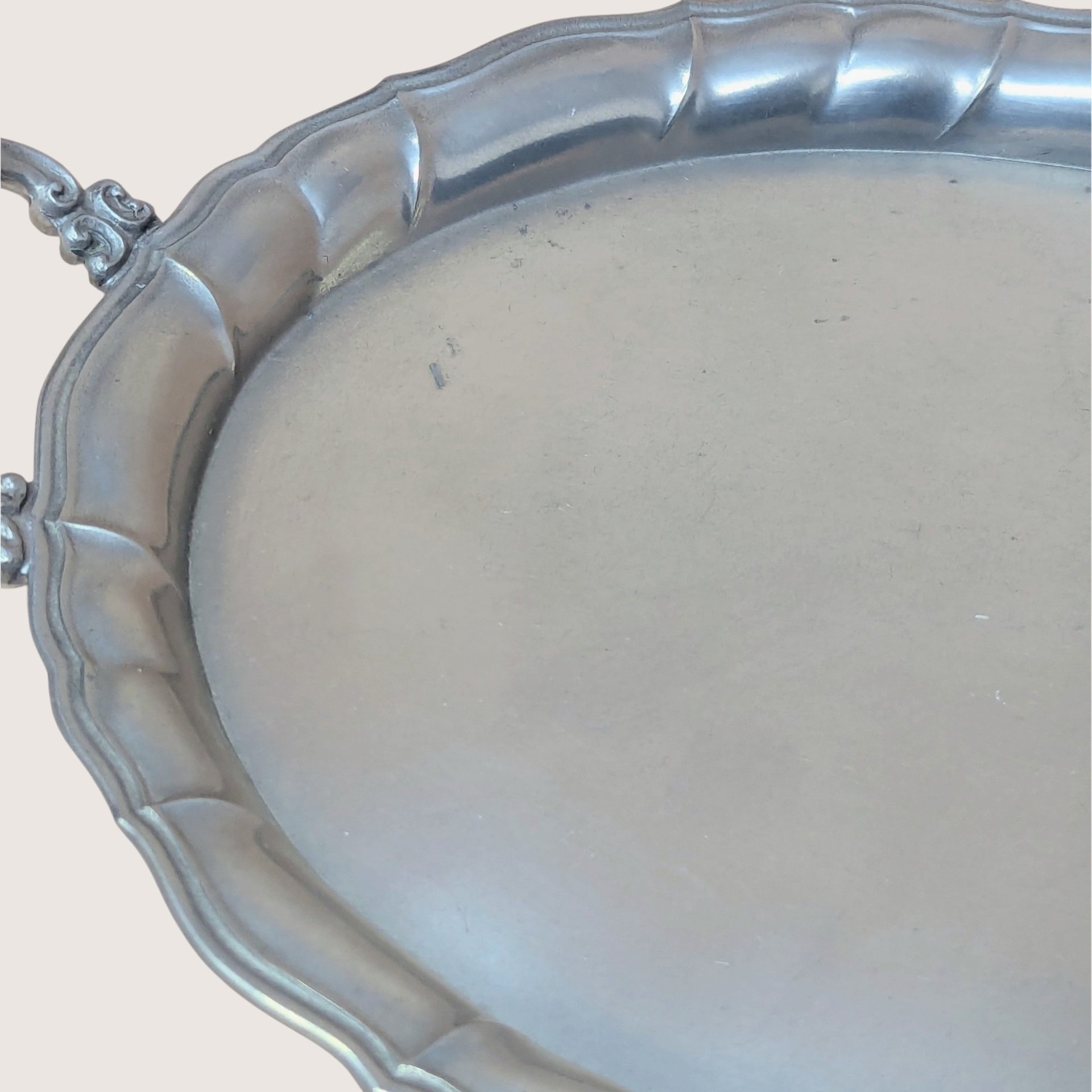 1970s Salzburger Zinnstube Austrian Pewter Pitcher and Cups Serving Set