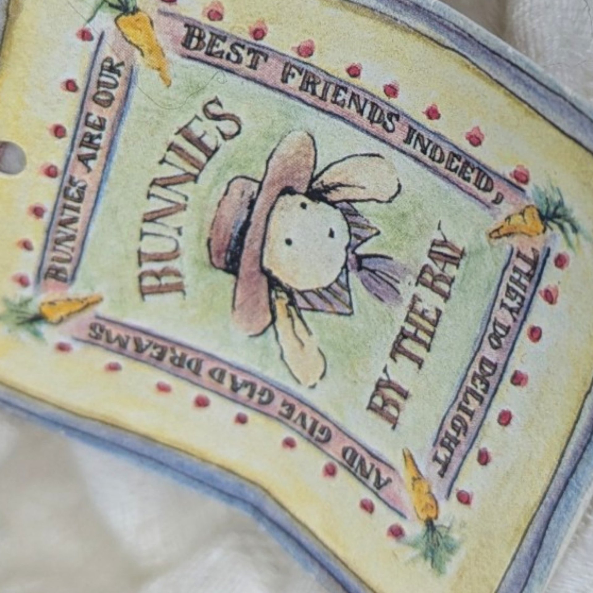 1990s Bunnies By The Bay Fabric Evangeline Large Limited Edition Bunny