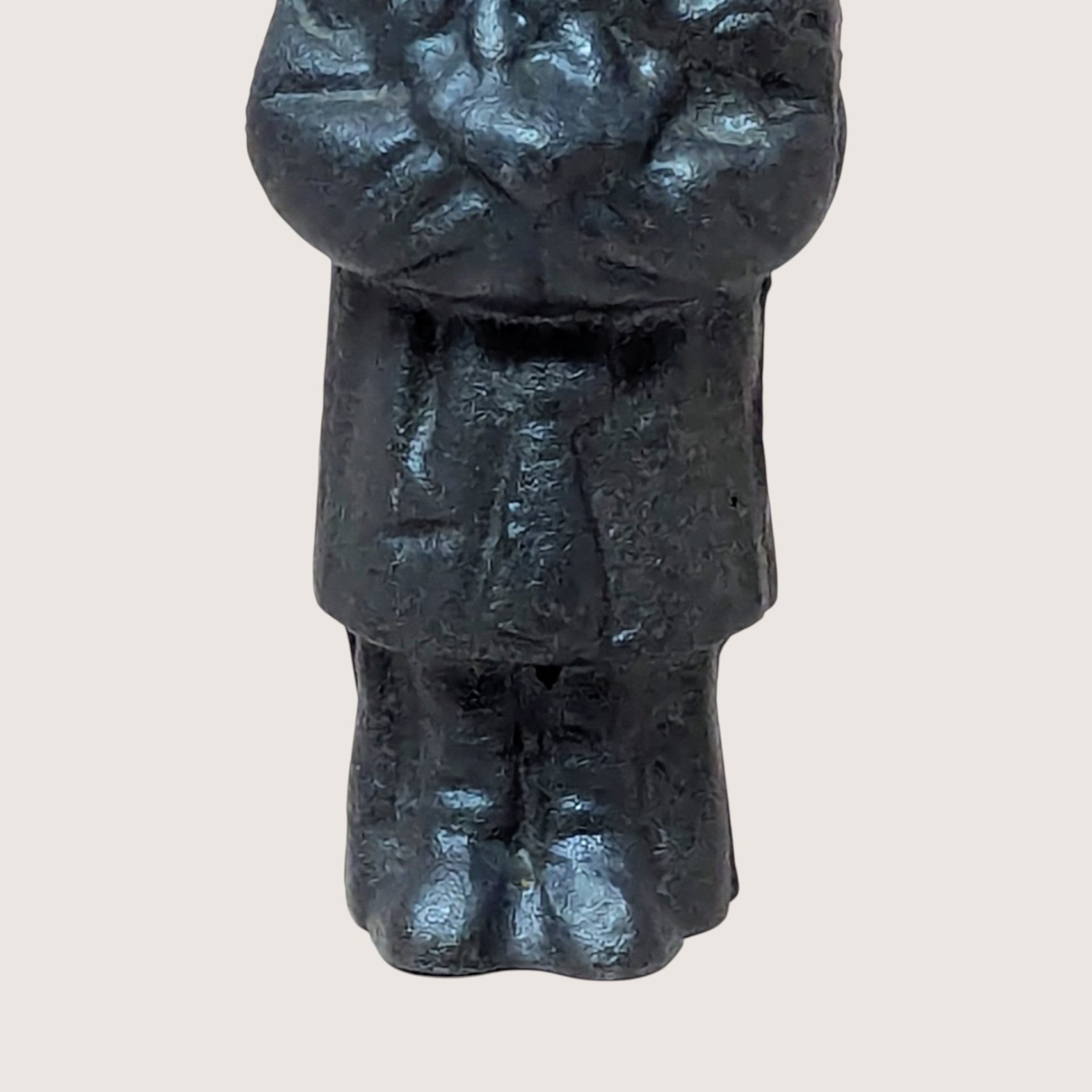 Vintage Cast Iron Gnome Coin Bank