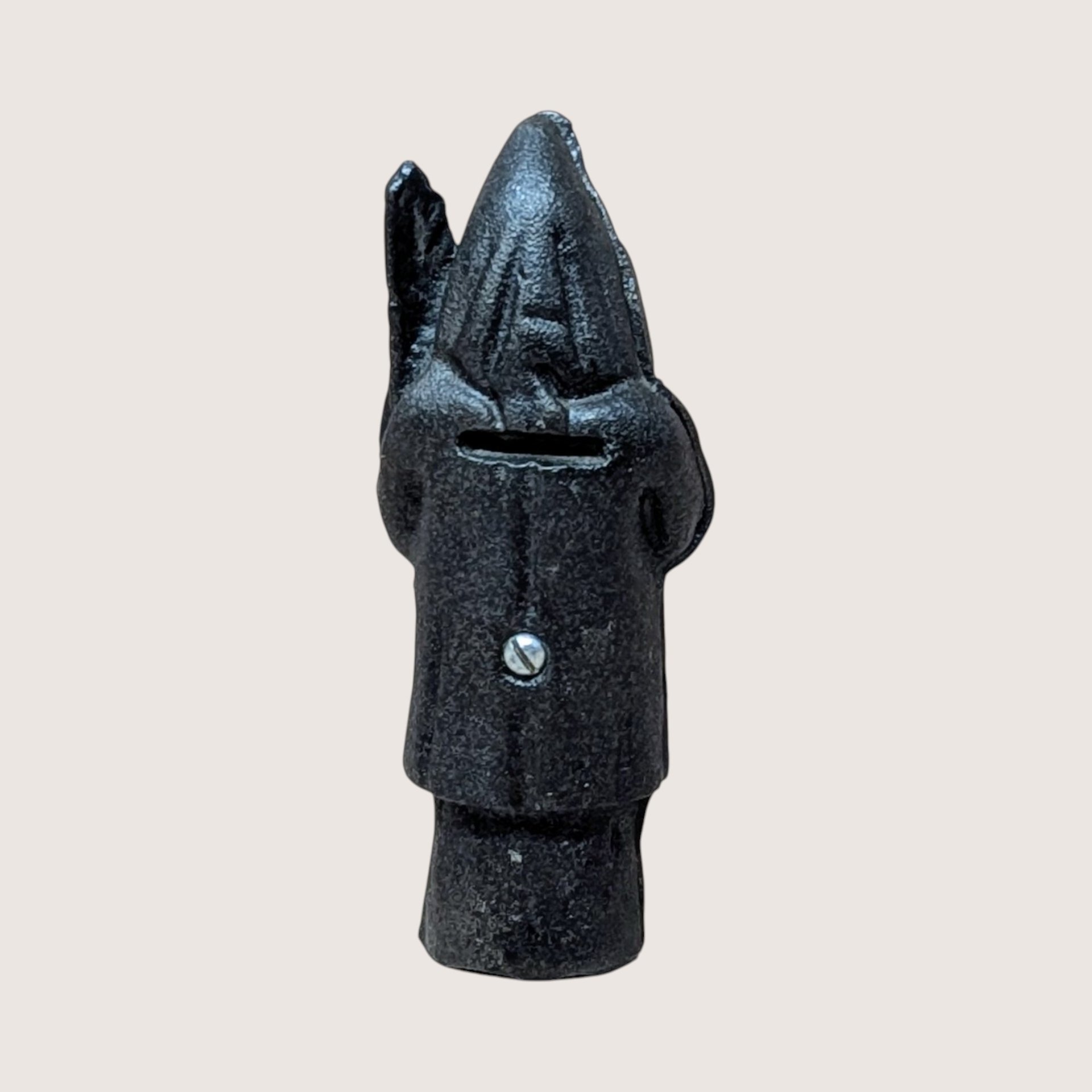 Vintage Cast Iron Gnome Coin Bank