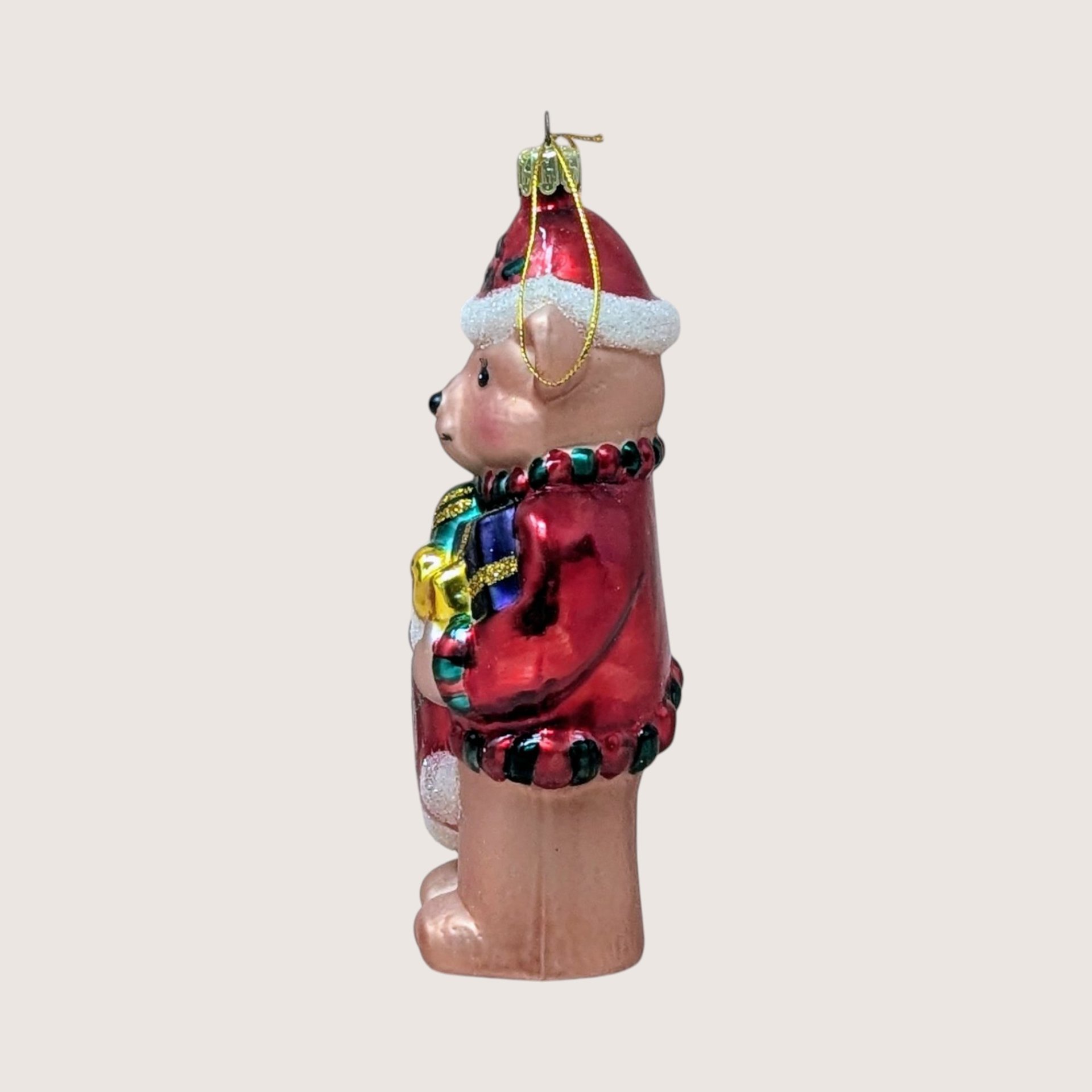 1997 Cubby Bear European Glass Large Ornament