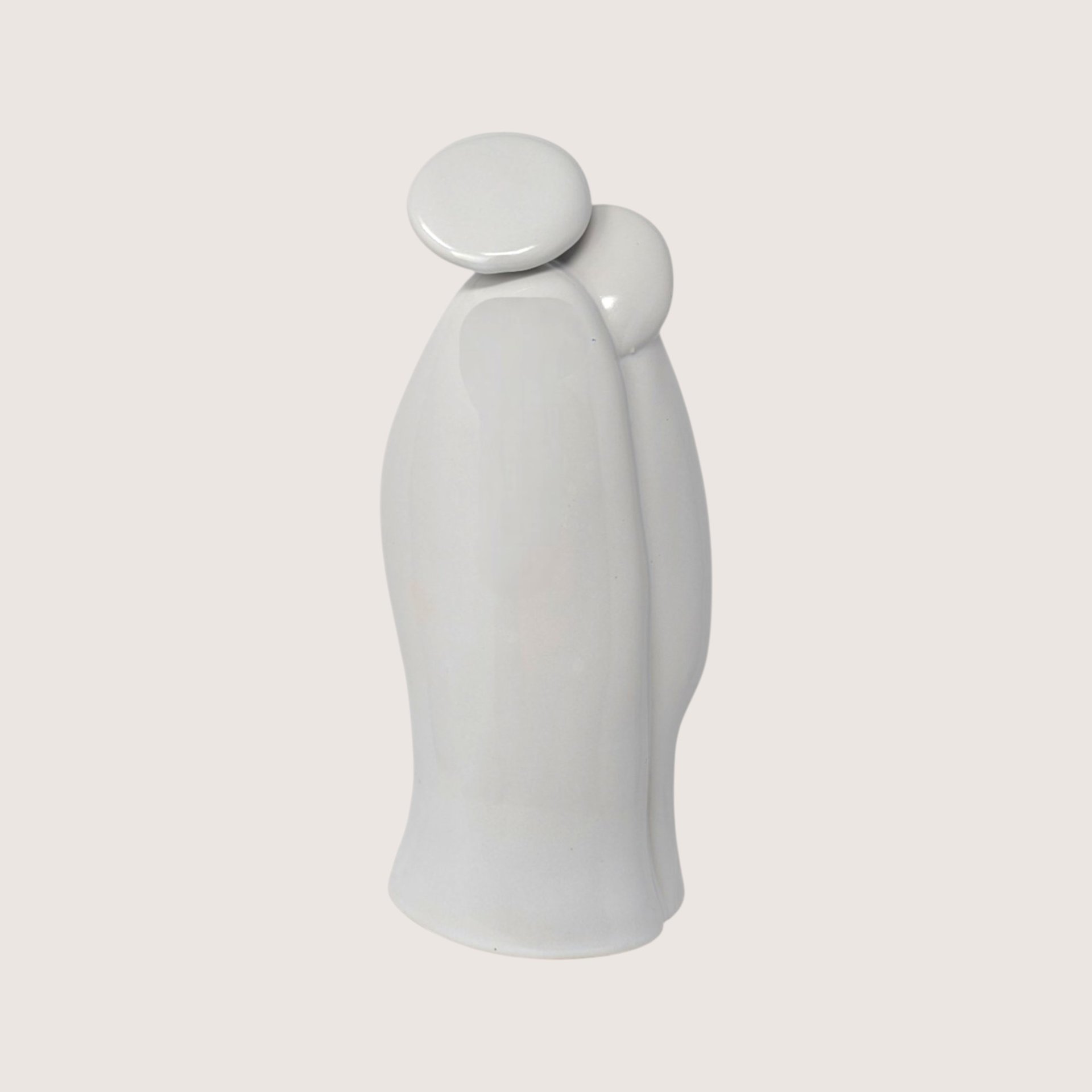 Vintage Modernist Ceramic Holy Family Figurine