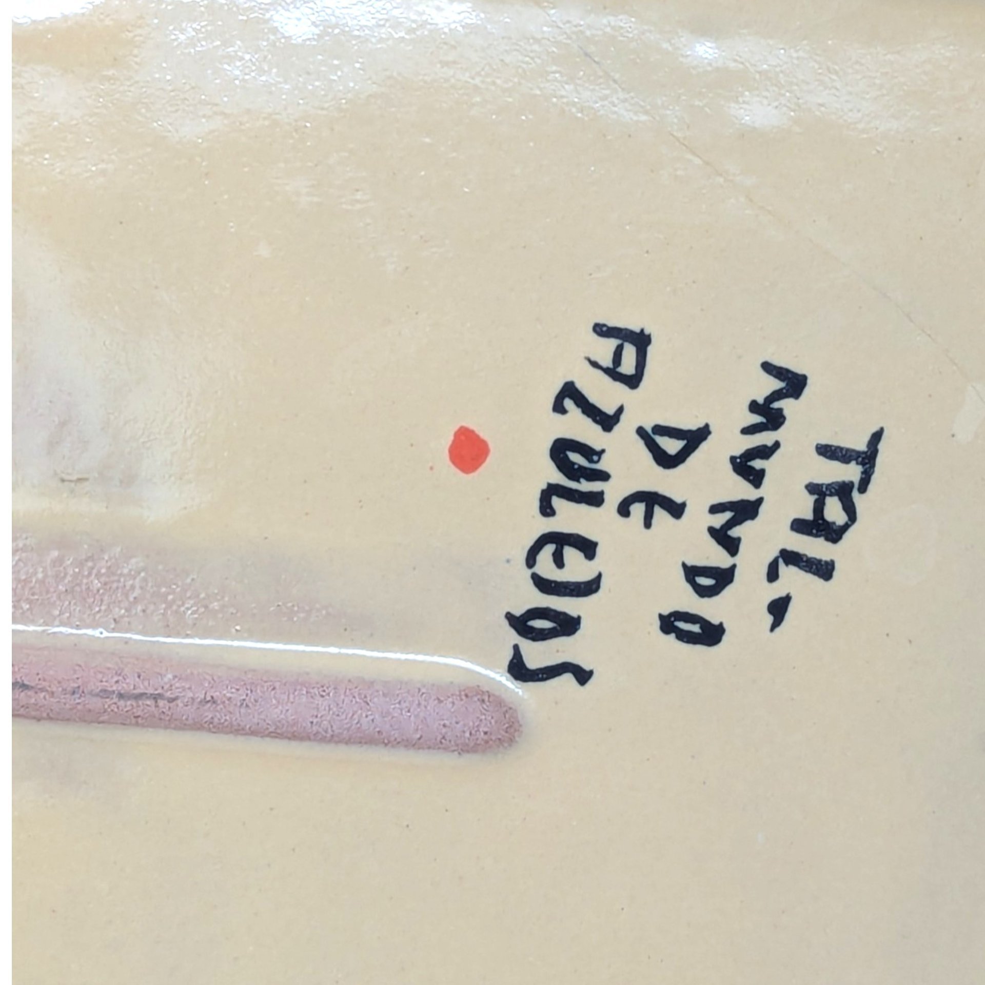 Mundo de Azulejos Talavera Casserole Dish Hand Painted Fruit Mexico Pottery 10"