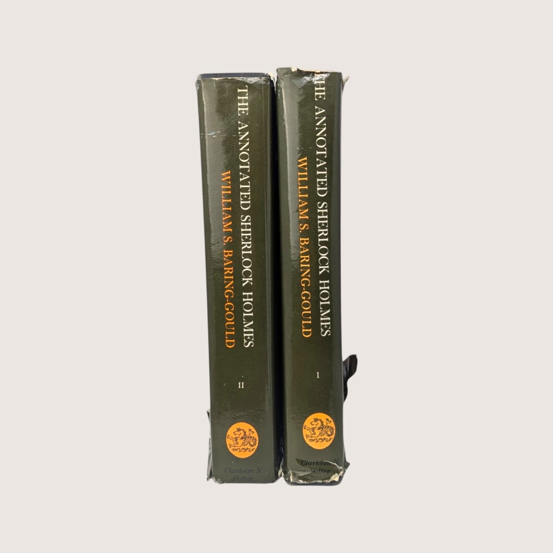 1967 Sir Arthur Conan Doyle The Annotated Sherlock Holmes Volumes 1 and 2