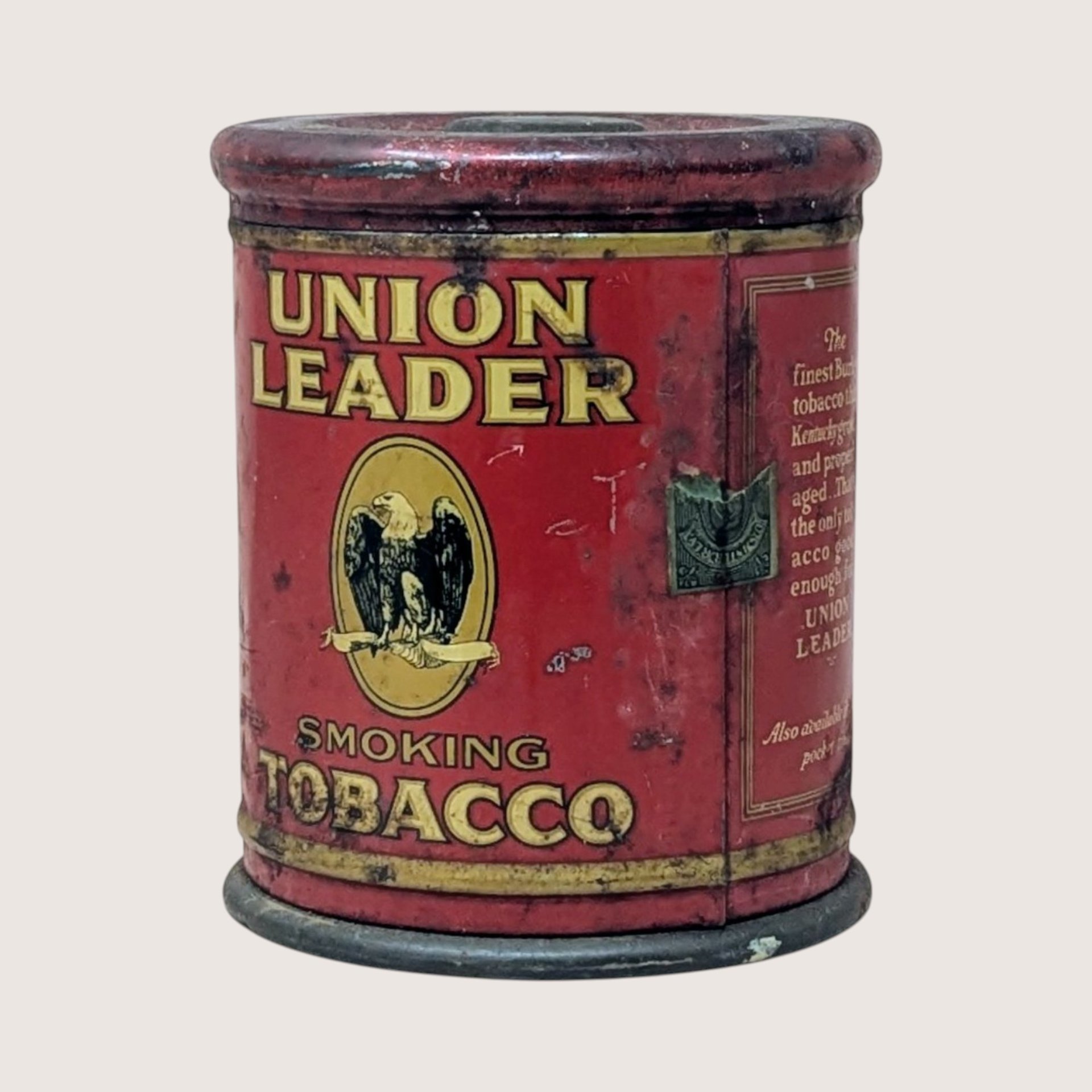 1930s Union Leader Smoking Tobacco Tin