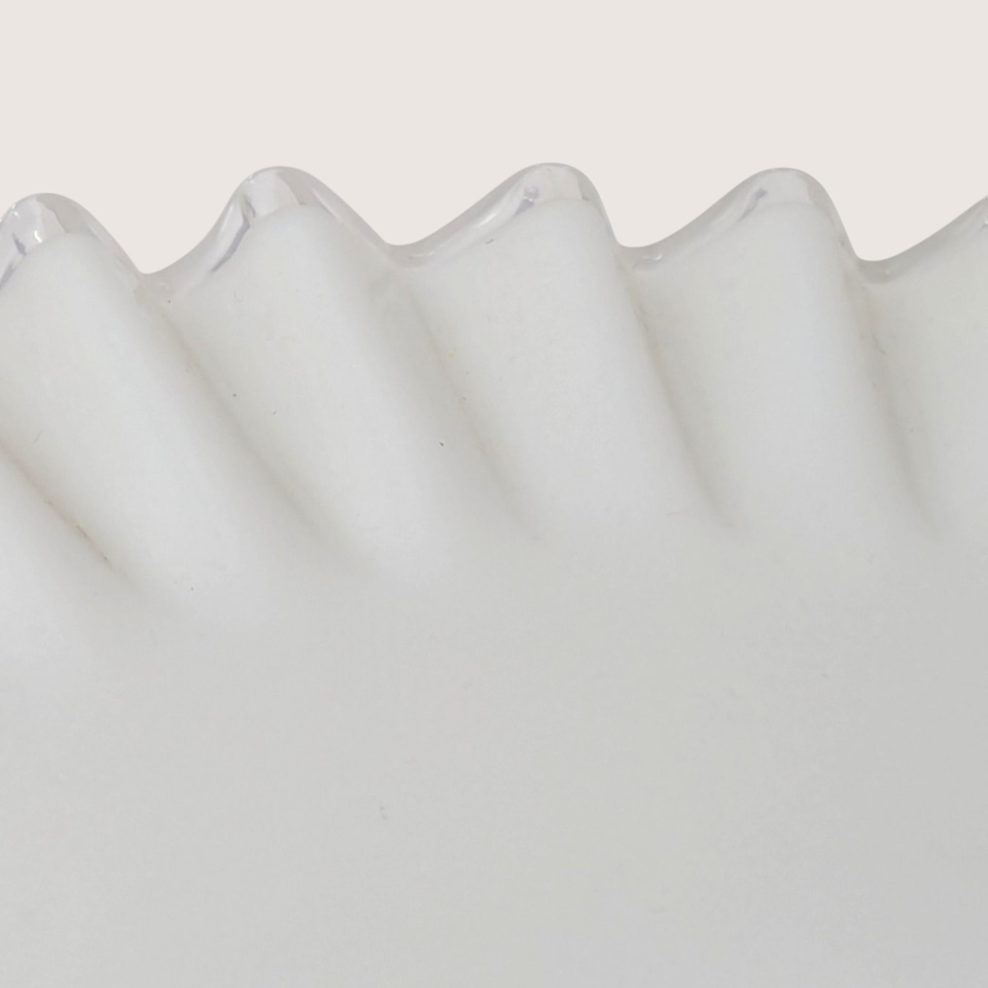 1950s Fenton Silver Crest Ruffled Cake Plate