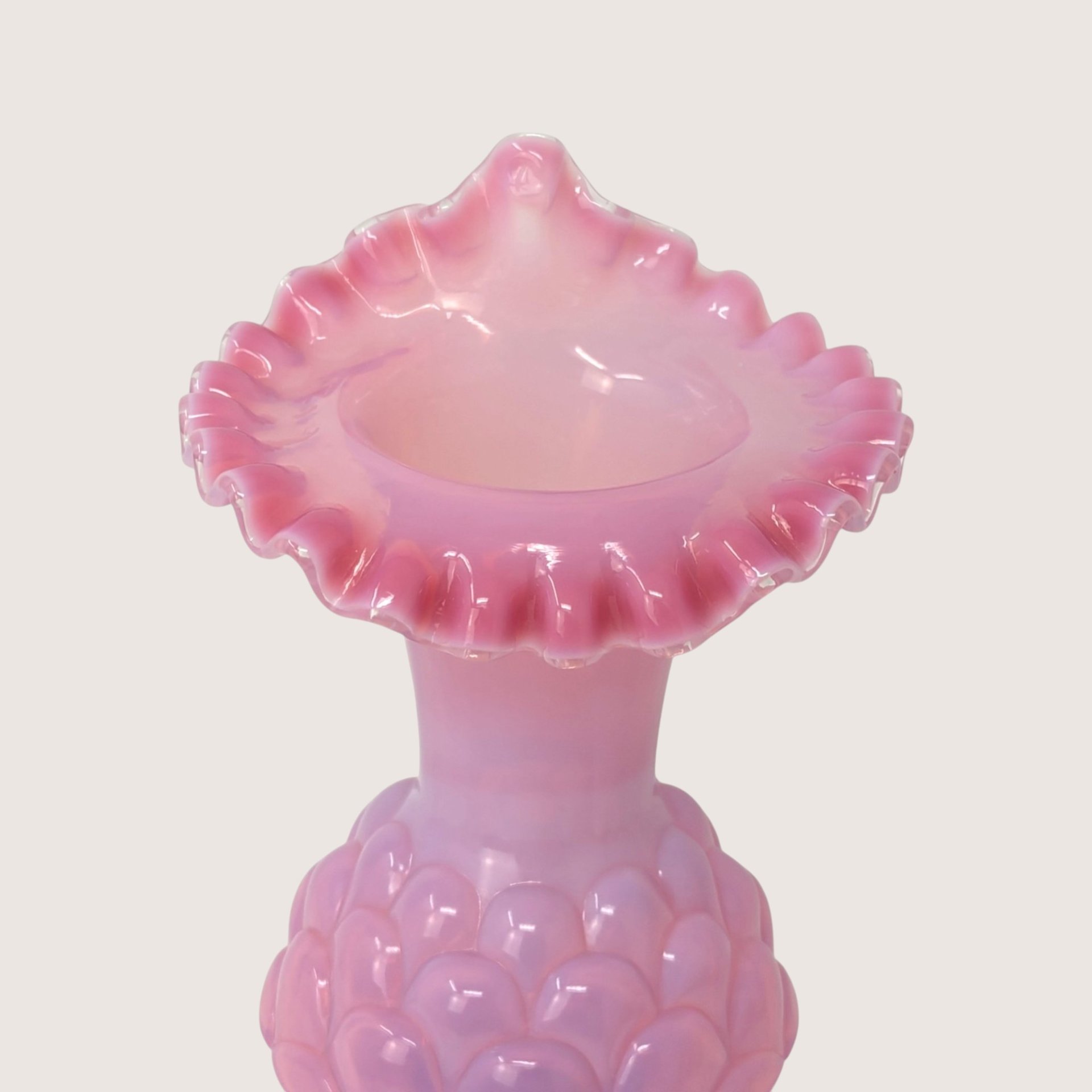 1950s Fenton Jacqueline Jack in the Pulpit Vase