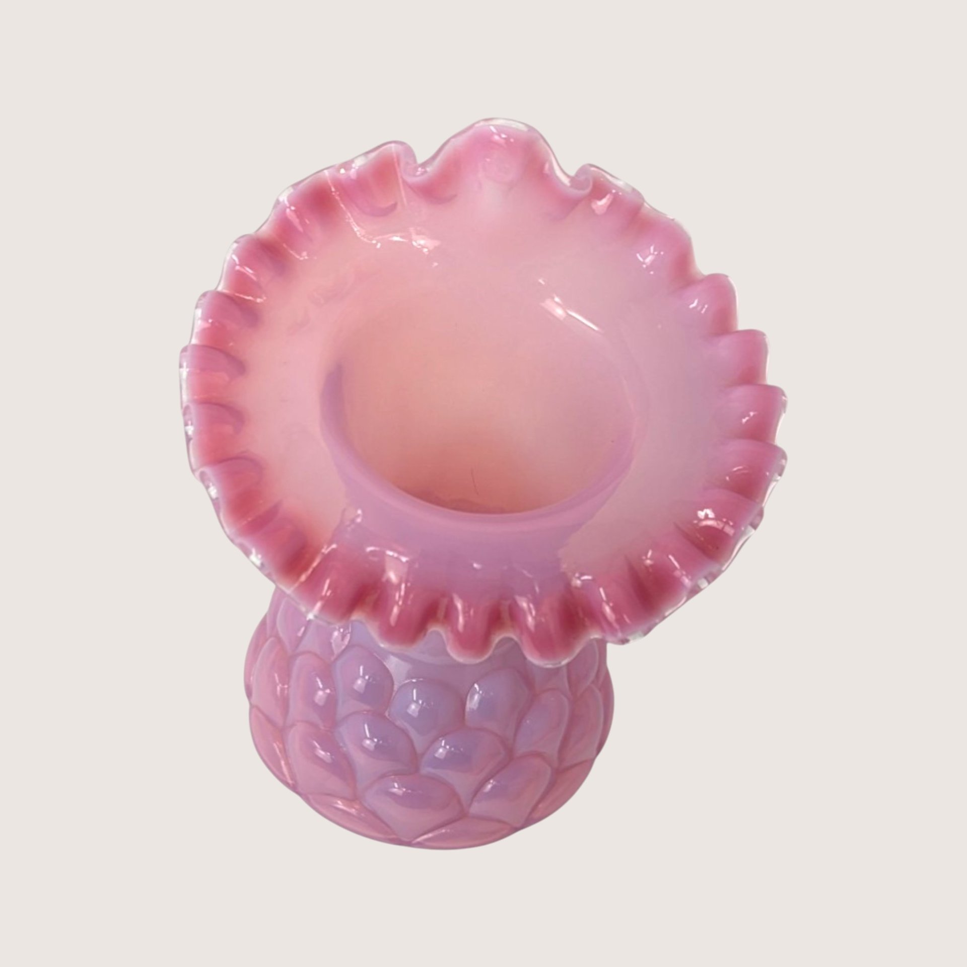 1950s Fenton Jacqueline Jack in the Pulpit Vase