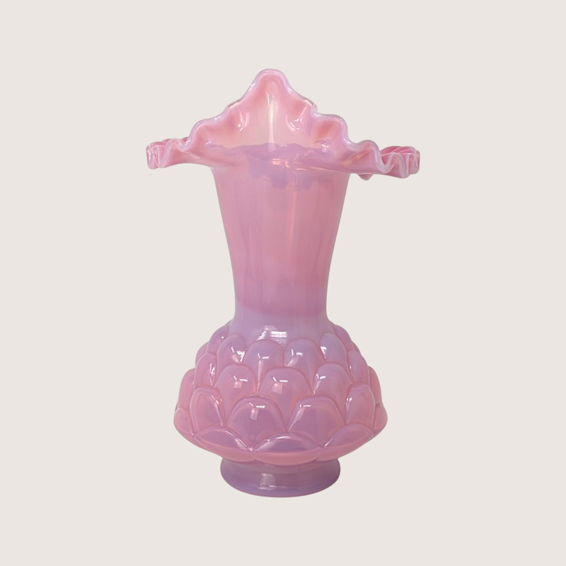 1950s Fenton Jacqueline Jack in the Pulpit Vase