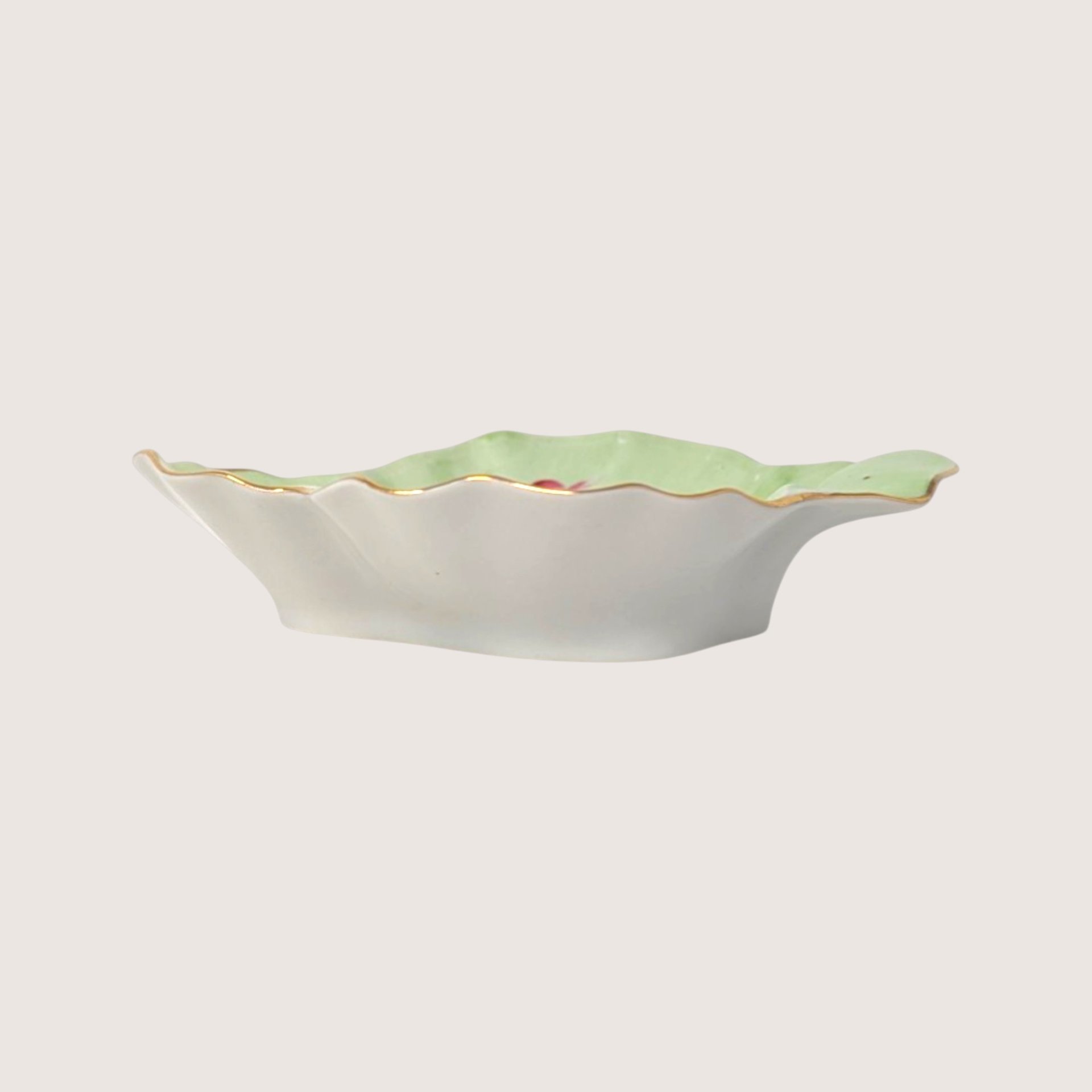 1950s Lefton China Floral Candy Dish