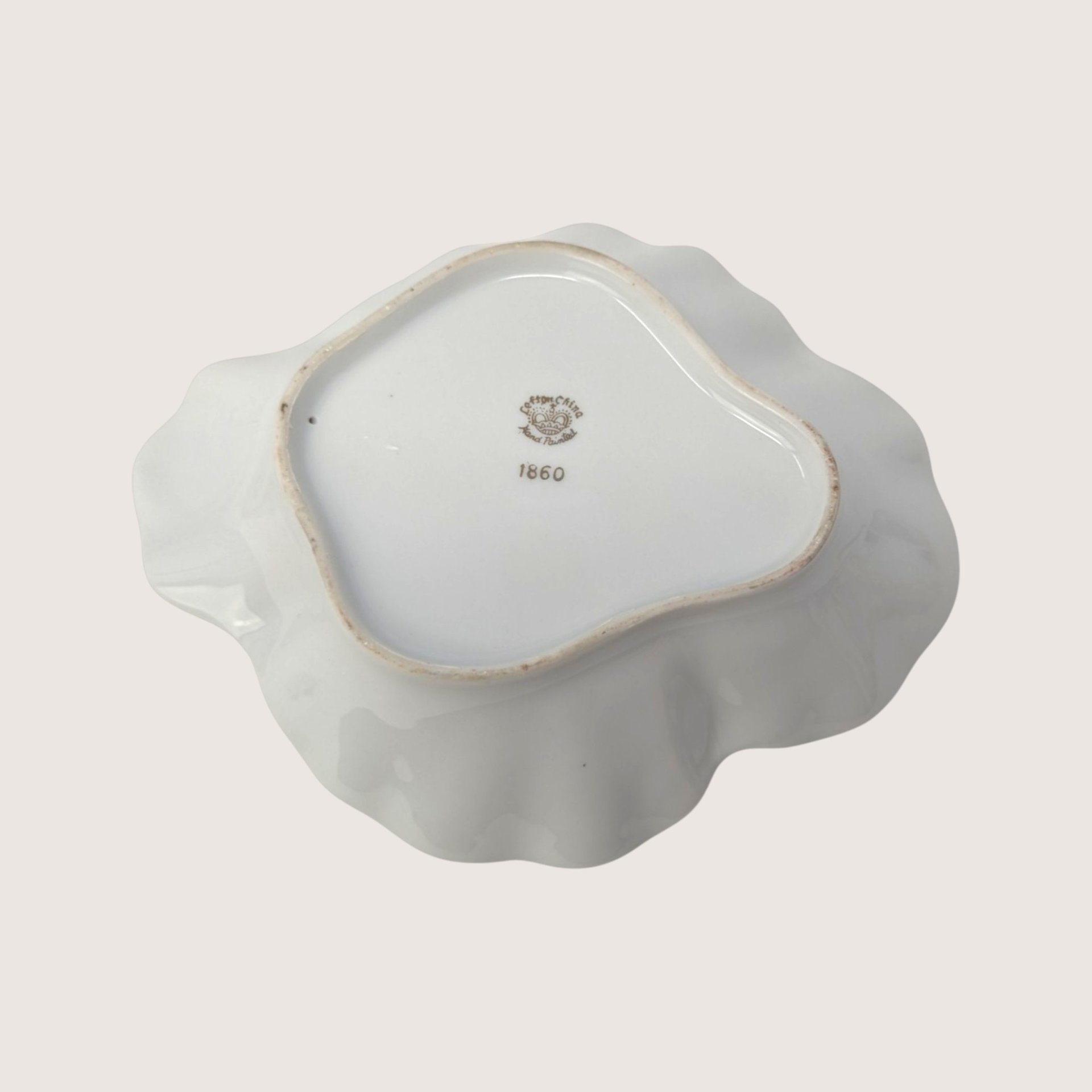 1950s Lefton China Floral Candy Dish