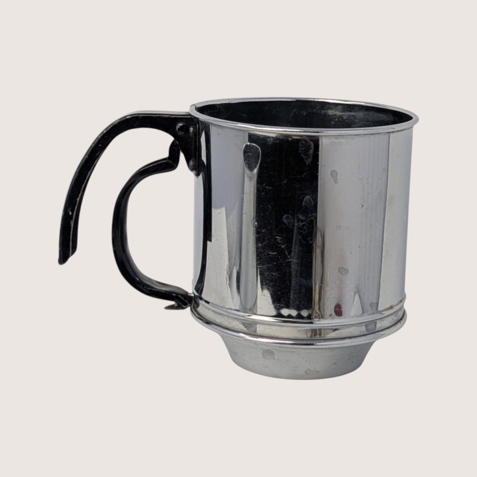 1970s Stainless Steel Flour Sifter Set