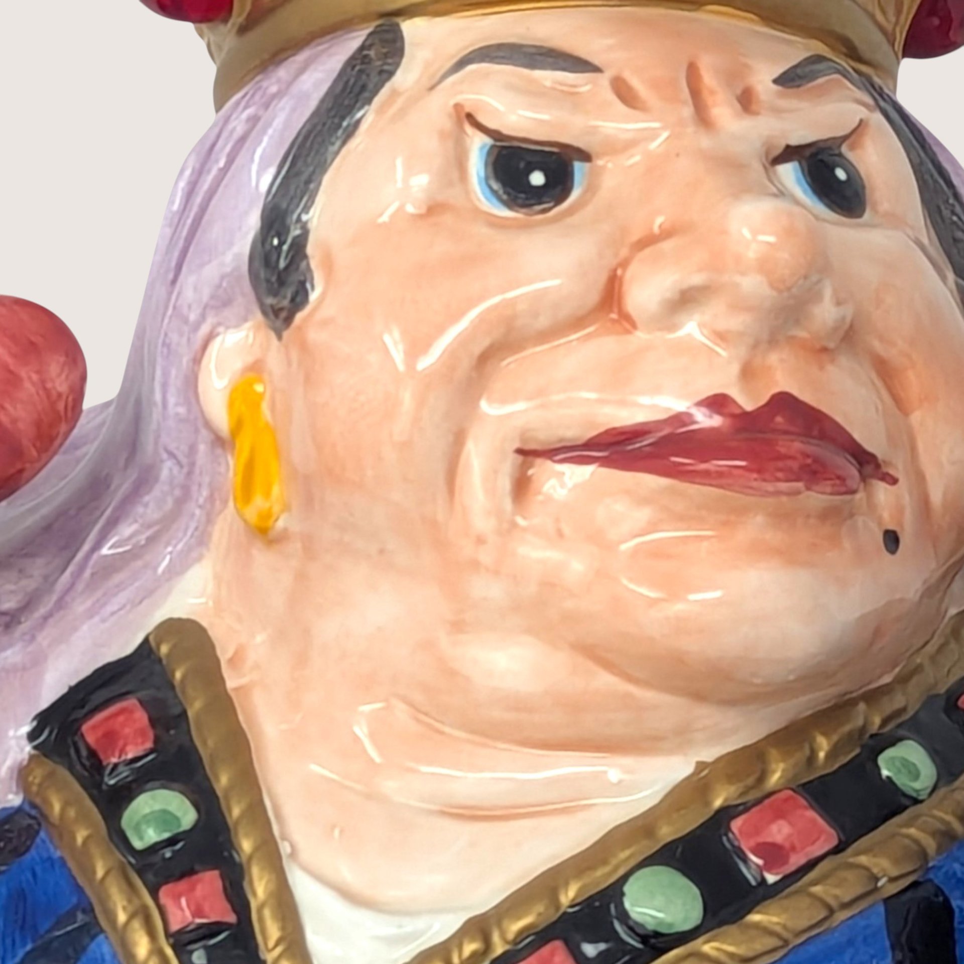 1992 Fitz and Floyd Queen of Hearts Cookie Jar