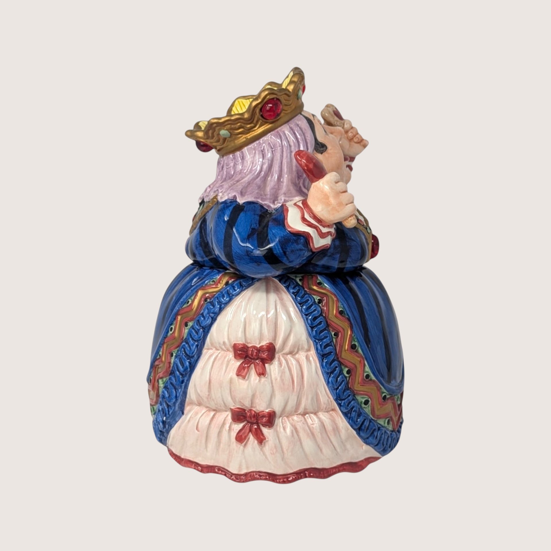 1992 Fitz and Floyd Queen of Hearts Cookie Jar
