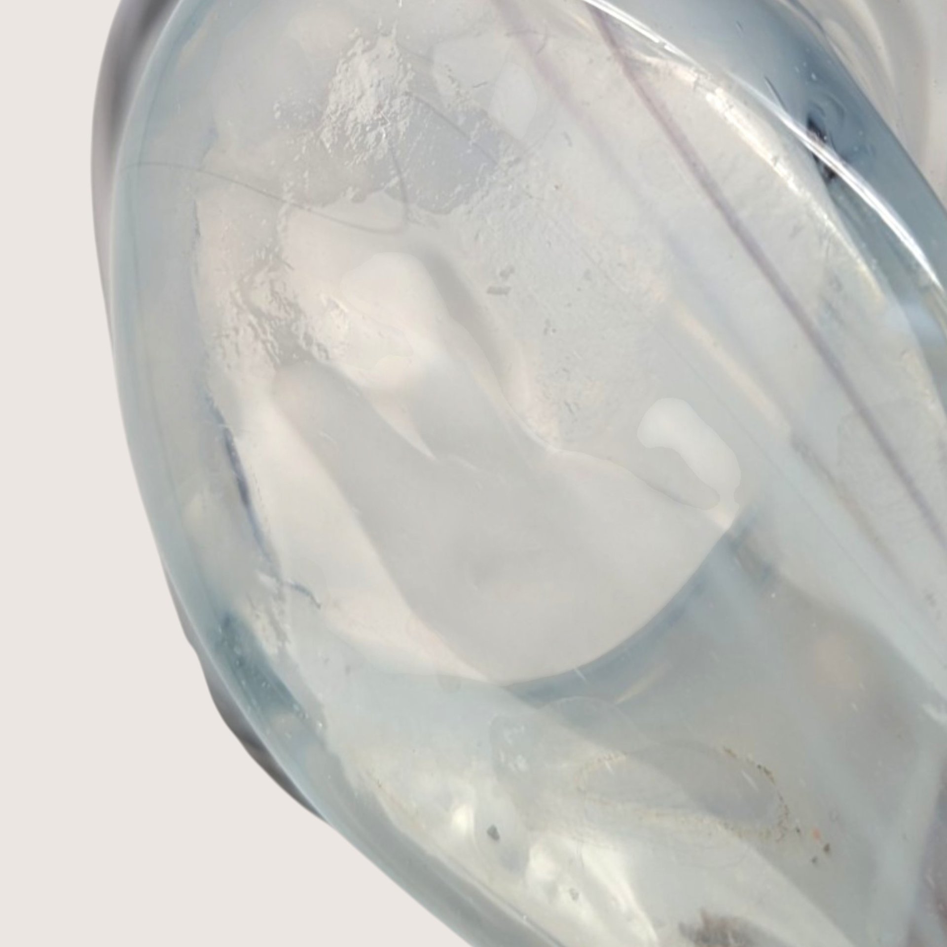 1960 Sooner Glass Style Art Glass Swan Bowl