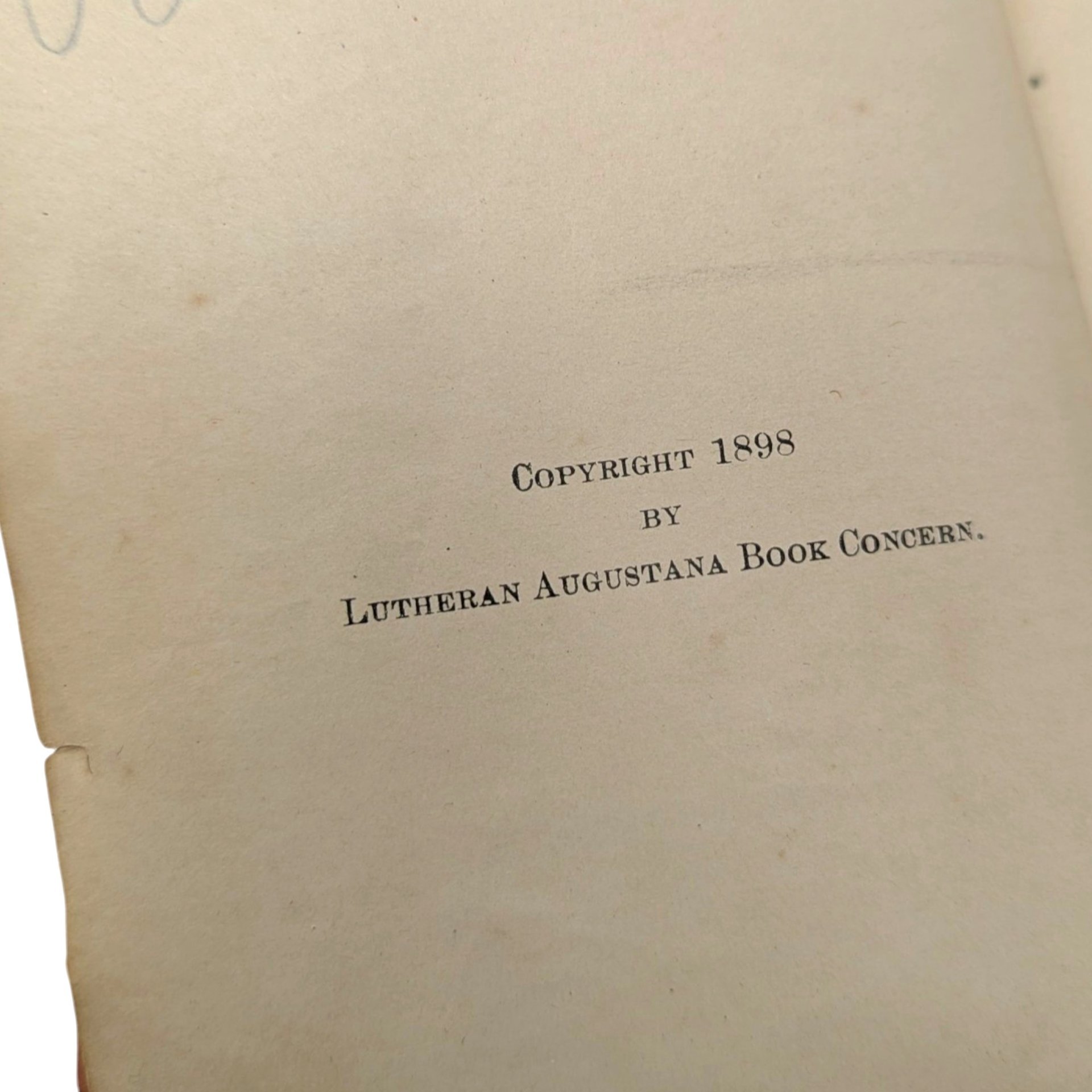 1898 Bible History Catechism Antique Religious Softcover Book