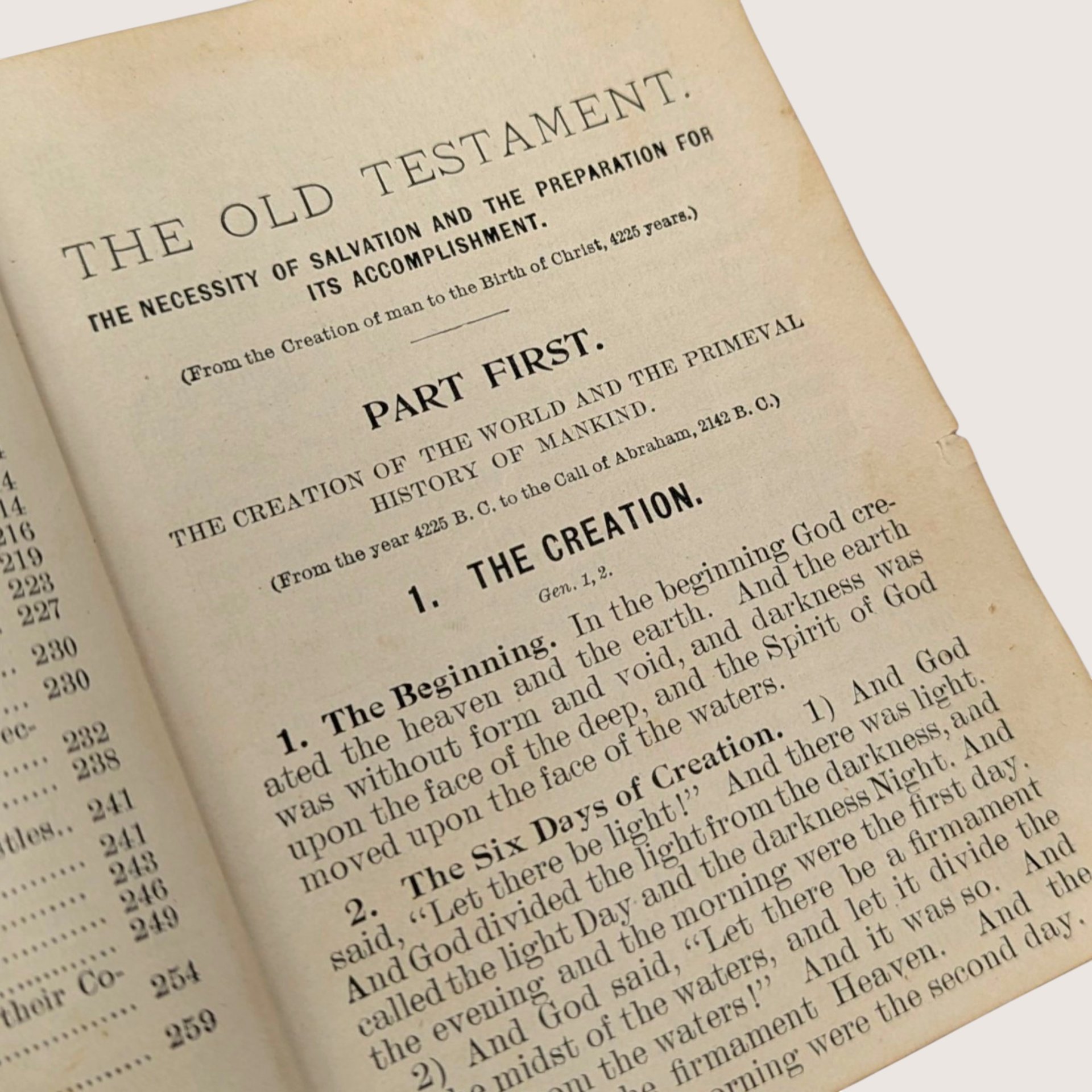 1898 Bible History Catechism Antique Religious Softcover Book