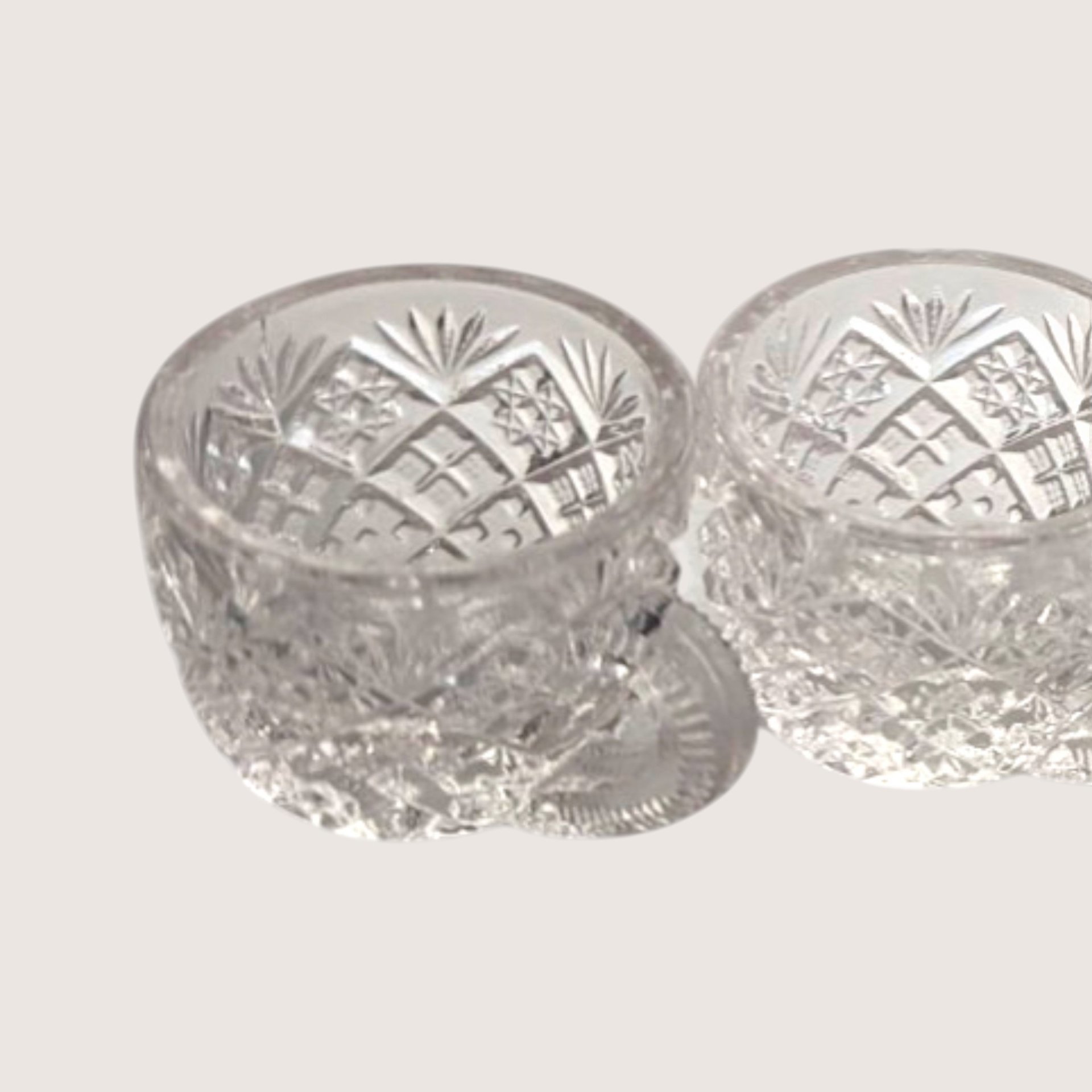 1910s Westmoreland Glass Thumbelina Mini Punch Bowl Set with 6 Cups