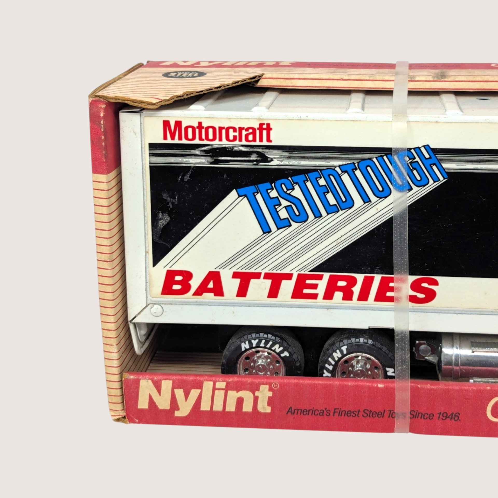1980s Nylint Ford City Delivery Box Truck Motorcraft Batteries