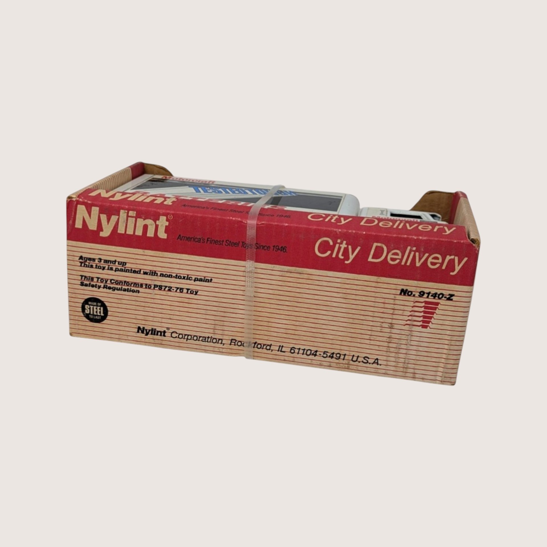 1980s Nylint Ford City Delivery Box Truck Motorcraft Batteries