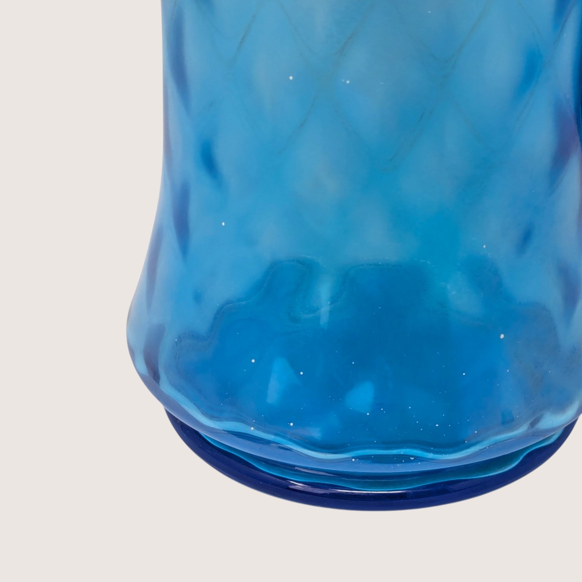 1920s Northwood Celeste Blue Glass Pitcher and Tumbler Set