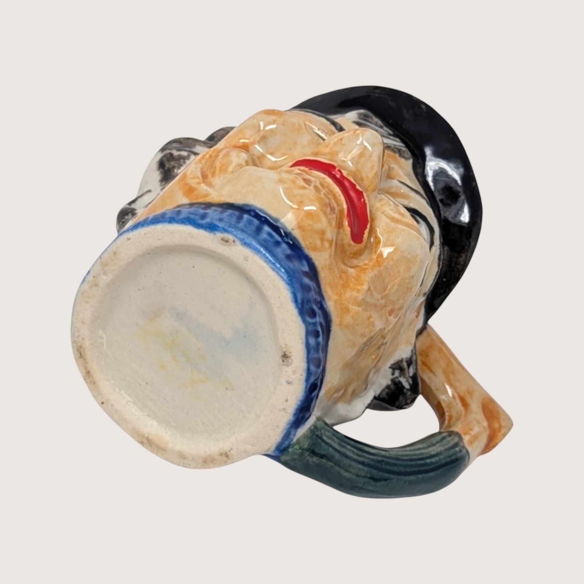 1960s Ceramic Winking Character Mug